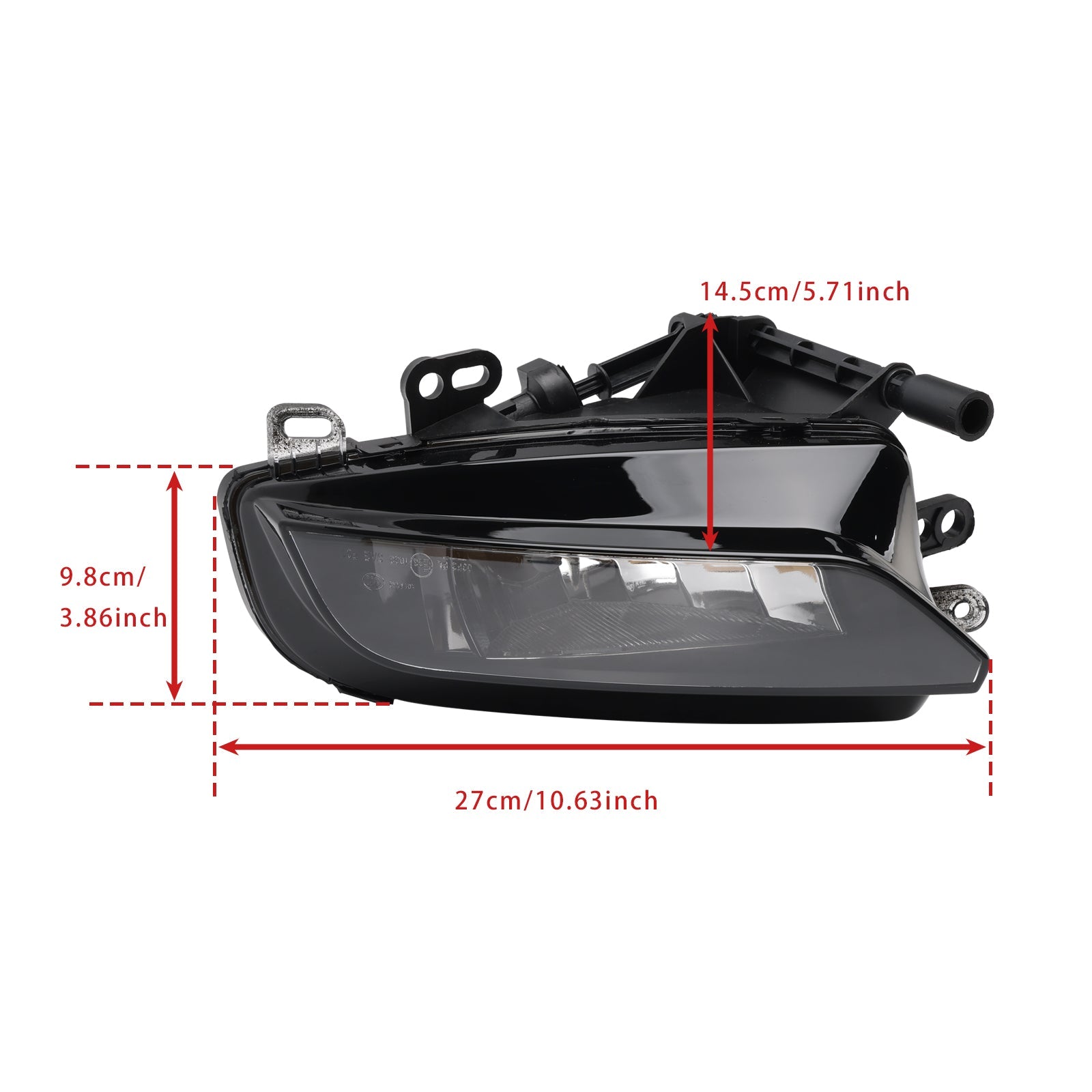 2015-2016 Audi A3 Sportback Pair Front Fog Light Lamps With Bulbs 8V0941700C