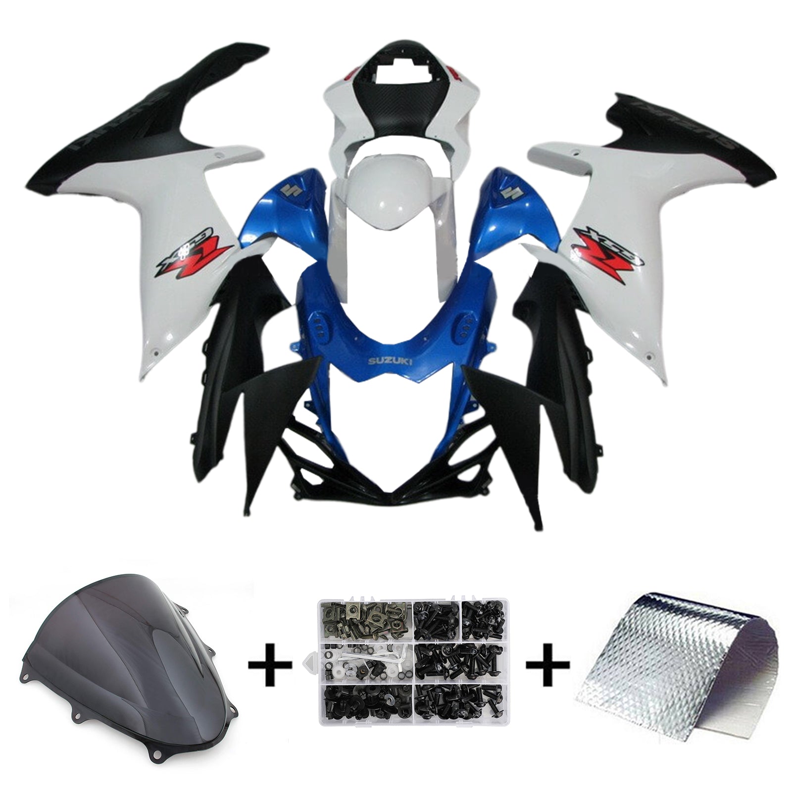 Amotopart Suzuki GSXR 600/750 2011-2025 K11 Fairing Kit Bodywork Plastic ABS
