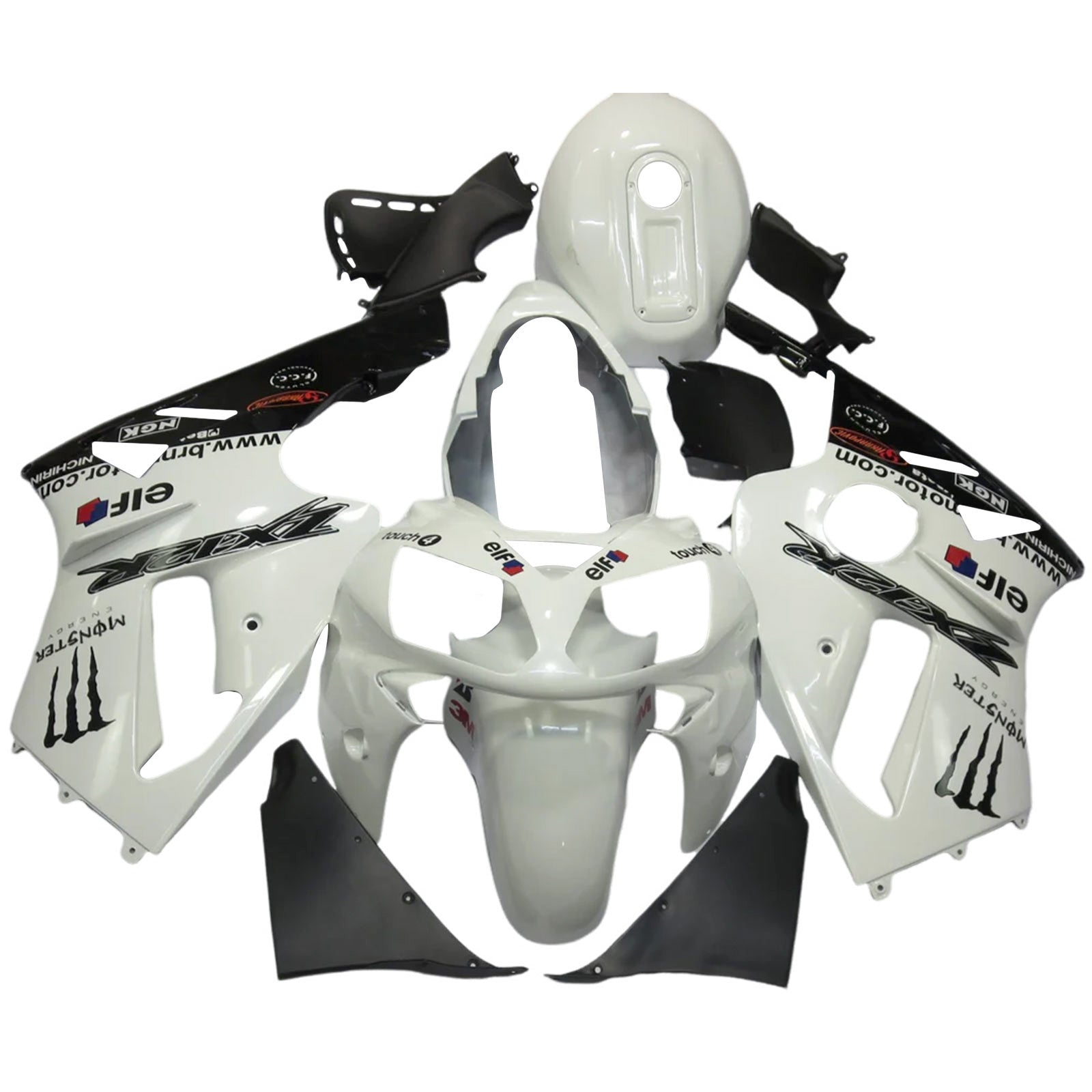 Kawasaki ZX12R 2000-2001 Fairing Kit Bodywork Plastic ABS