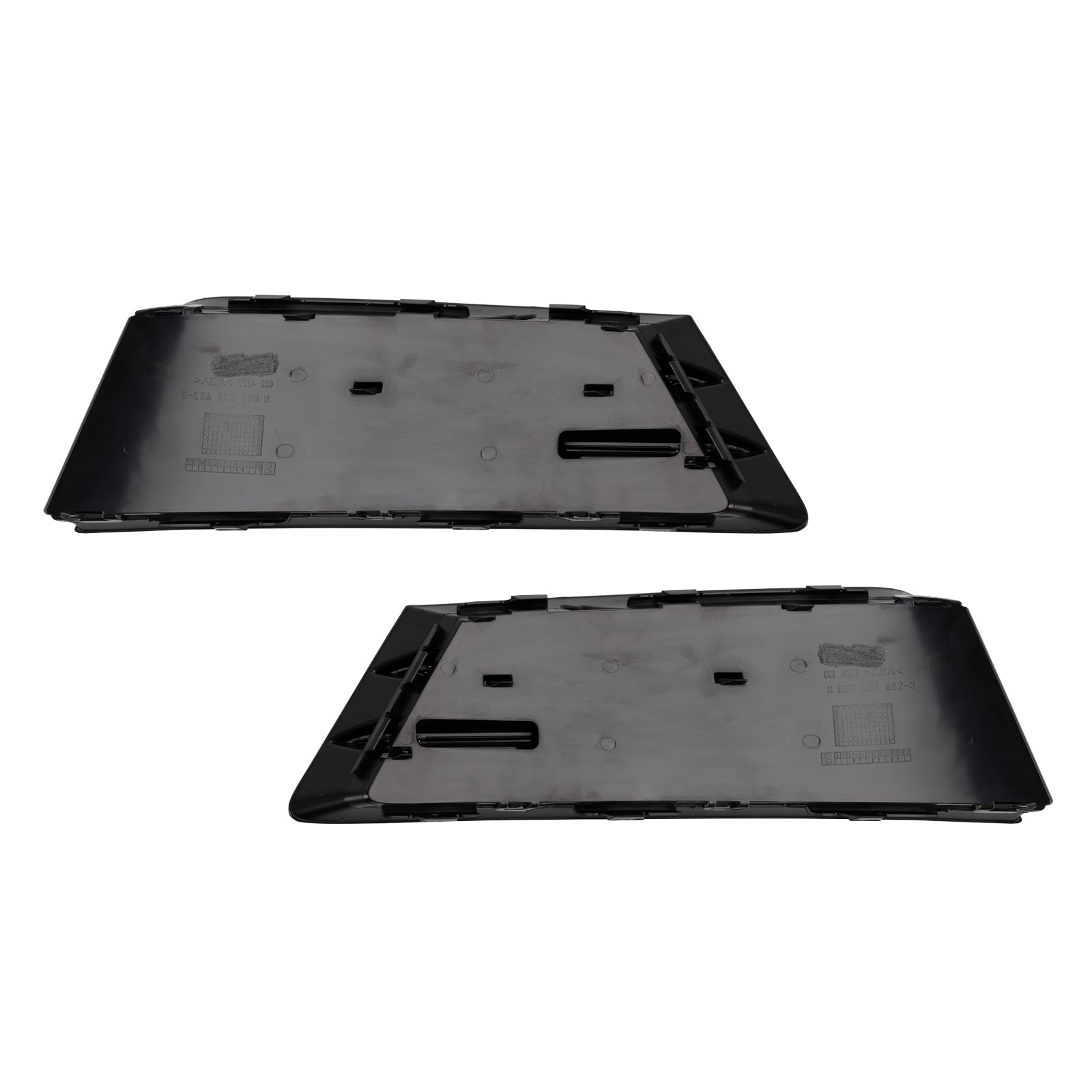 2016-2018 AUDI A4 B9 2PCS Front Fog Light Grille Lower Bumper Grill