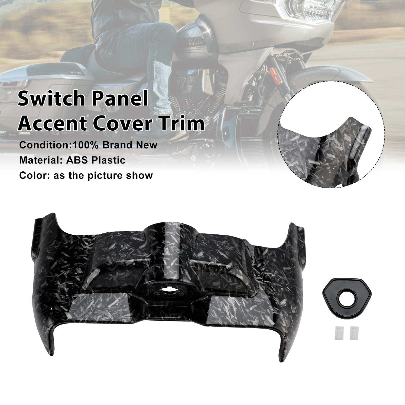 2023-2025 Touring Electra Street Glide Switch Panel Accent Cover Trim