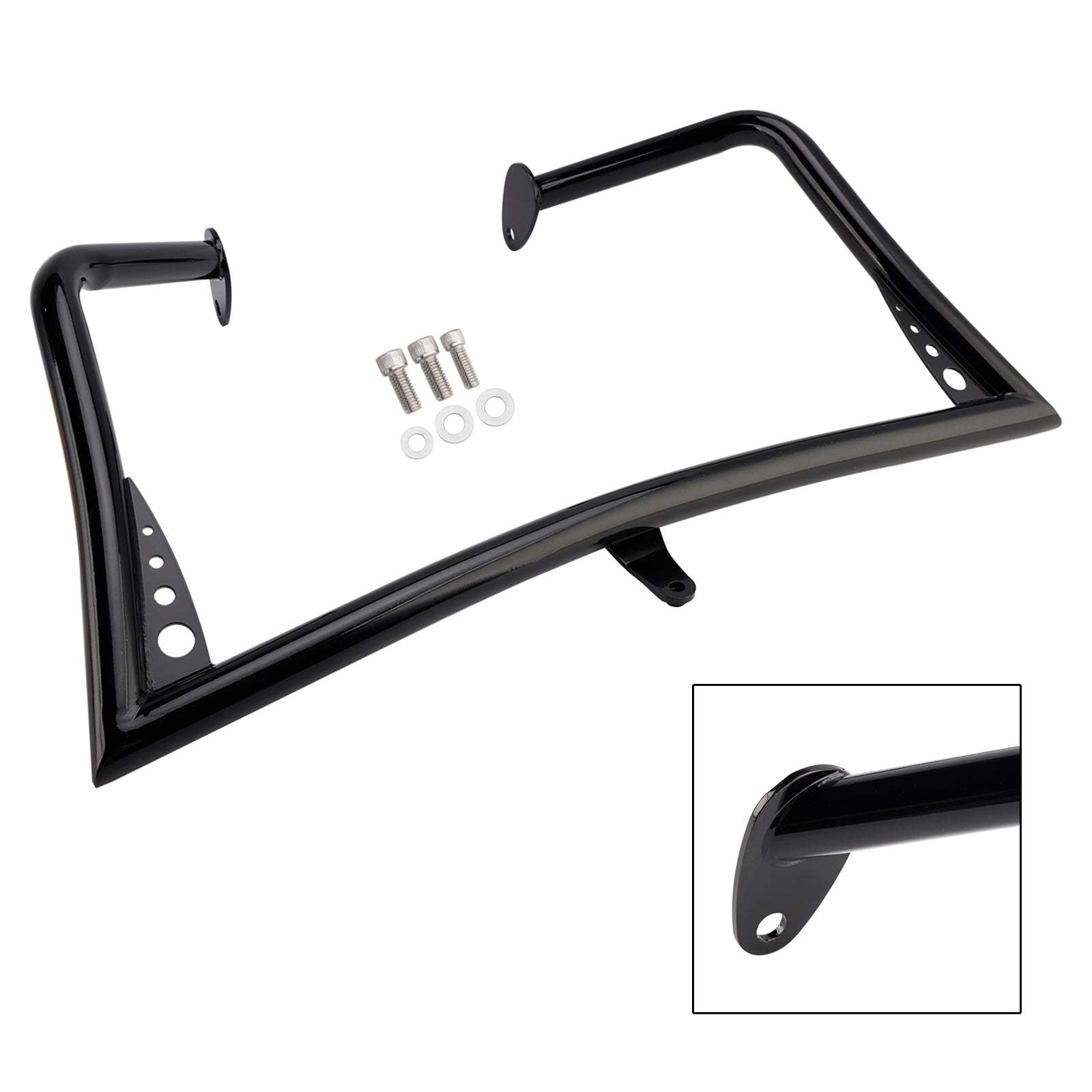 Engine Guard Crash Bar Frame Protector Bumper For Touring Glide 2009-2023 Chrome