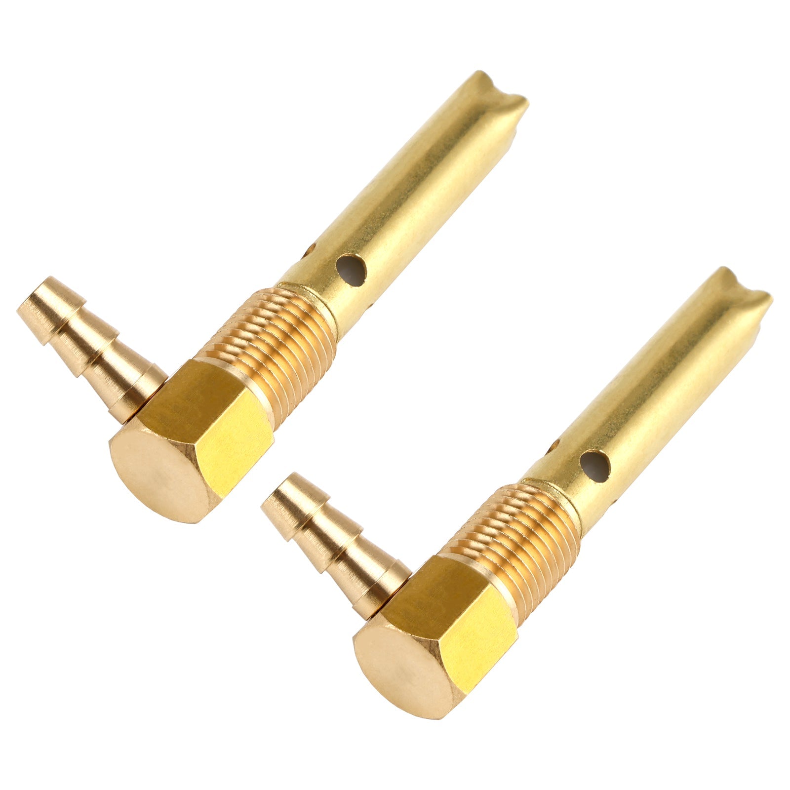 2x 1/4" ID Hose Fuel Tank Vent 1/4"-18NPTF Thread For Both small and large tanks