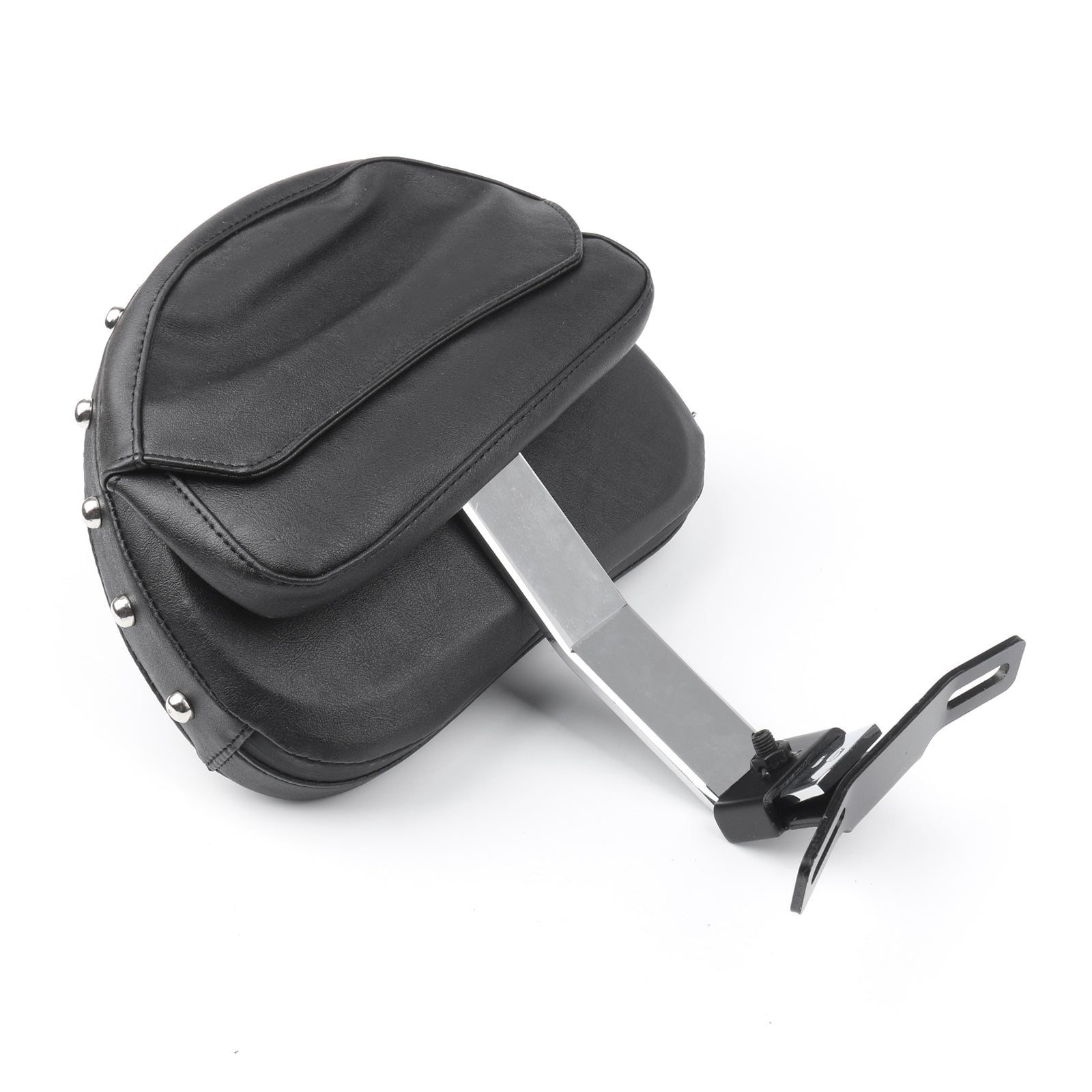 Driver Seat Rider Backrest Pad For 07-17 Fatboy FLSTF Heritage Softail CH