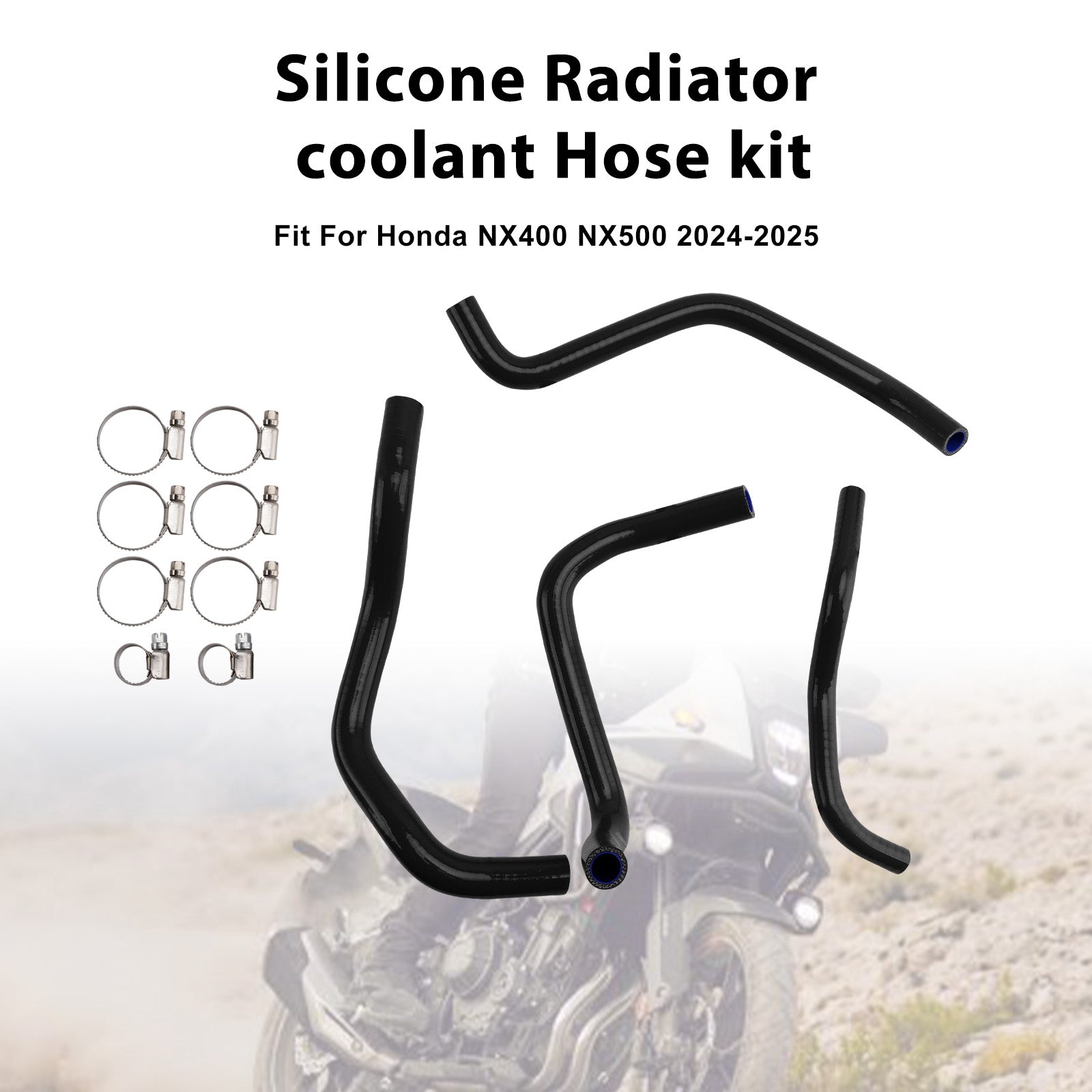 2024-2025 Honda CB500 Hornet Silicone Radiator coolant Hose