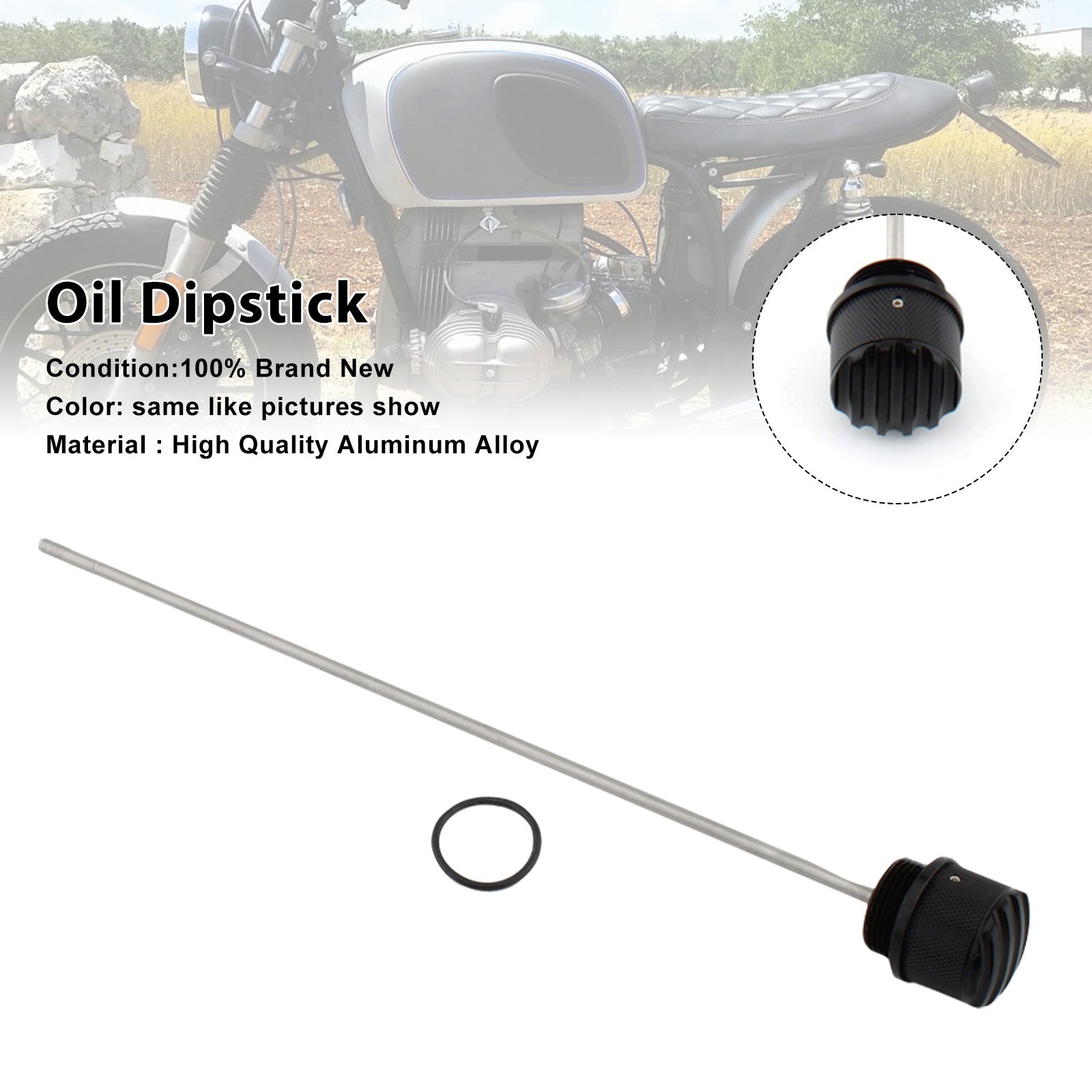 Oil Dipstick Plug For BMW R 45 65 80 100 R45 R65 R80 R100