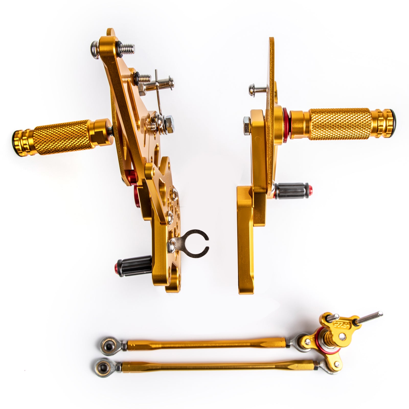 CNC Gold Adjustable Rearsets Footrest For Honda CBR600RR / ABS 2009 - 2022