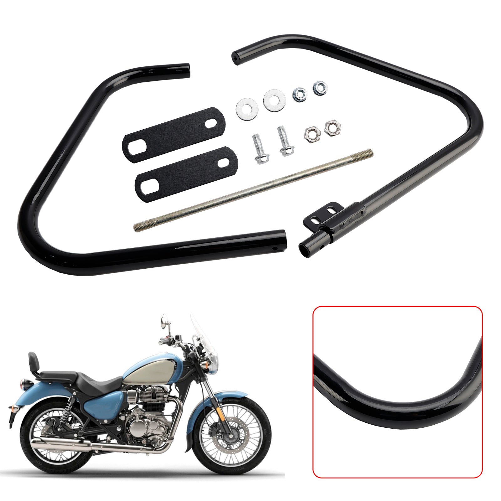 2022-2024 Royal Enfield Classic 350 Bumper Engine Protection Guard Crash Bar
