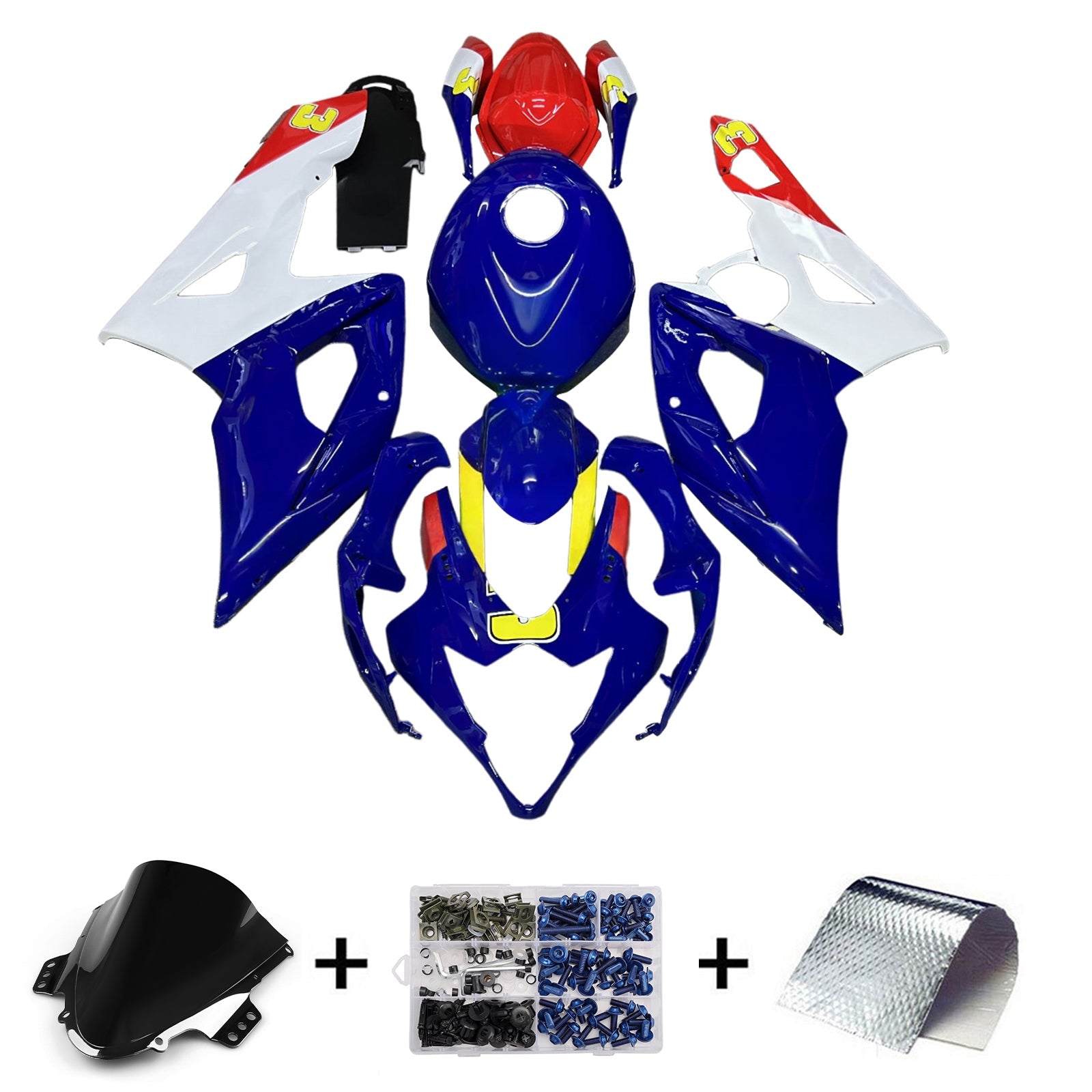 Injection Fairing Kit Bodywork Plastic ABS For Suzuki GSXR1000 2005-2006 K5