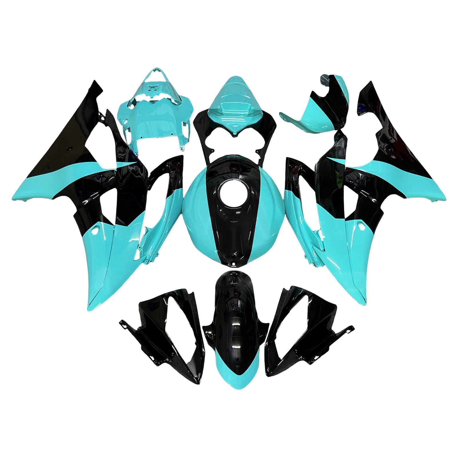 Injection Fairing Kit Bodywork Plastic ABS For Yamaha YZFR6 YZF-R6 2008-2016