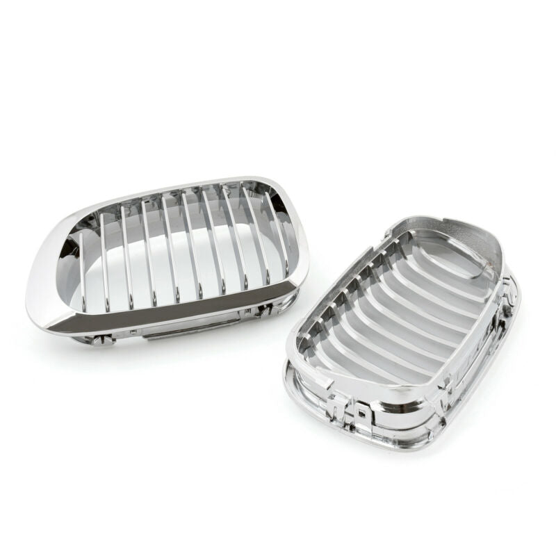 Front Fence Grill Grille Chrome For BMW E46 2 Doors 1998-2001 3 Series