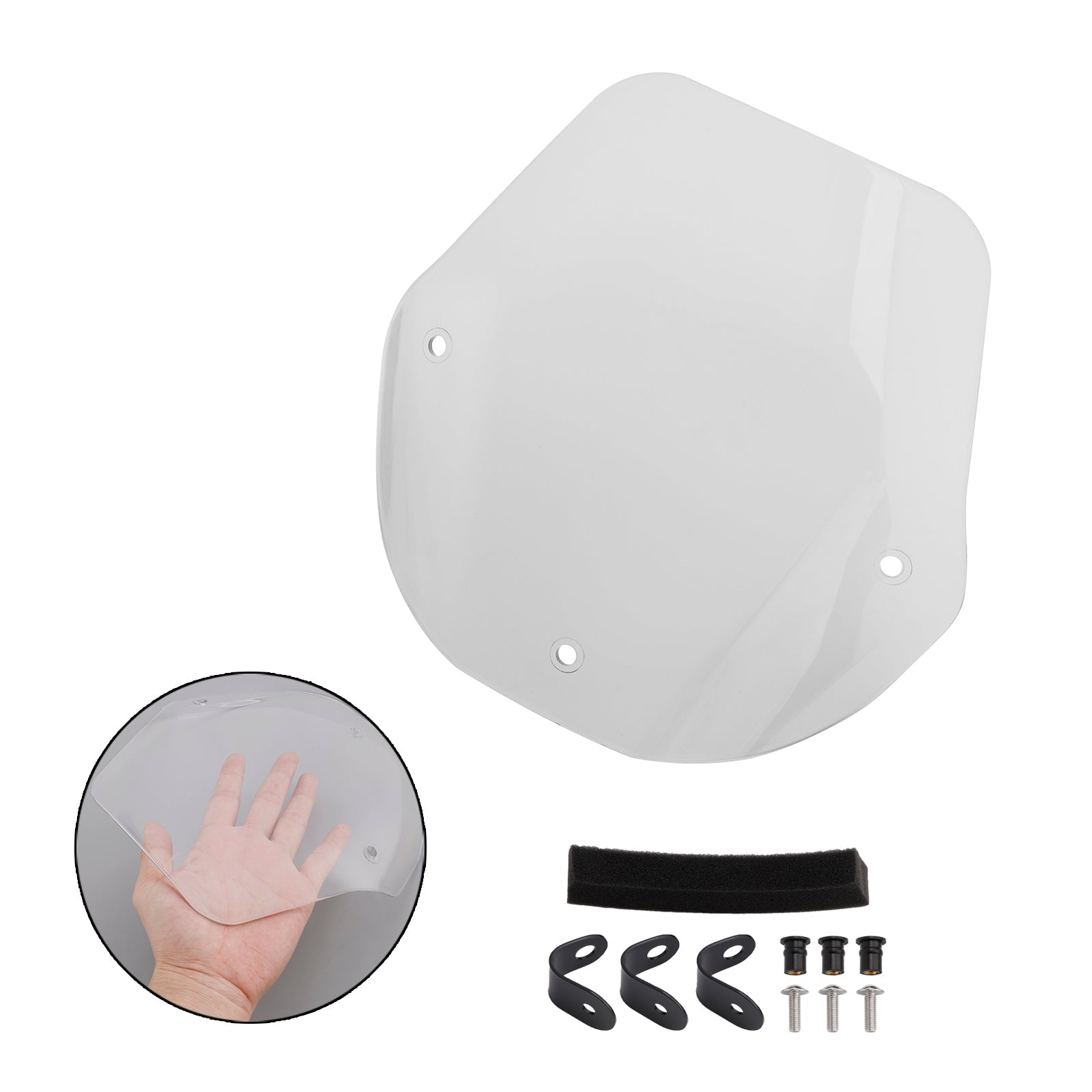 Windshield WindScreen + Bracket fit for Suzuki GSX-8S 2023-2024