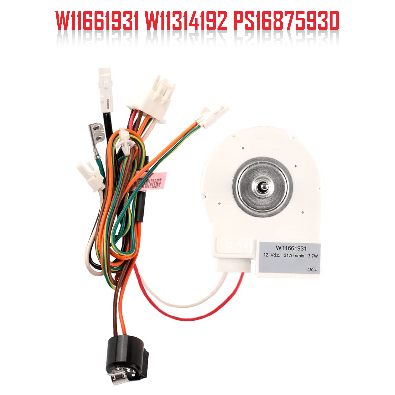 W11661931 W11314192 Refrigerator Evaporator Fan Motor for Maytag PS16875930