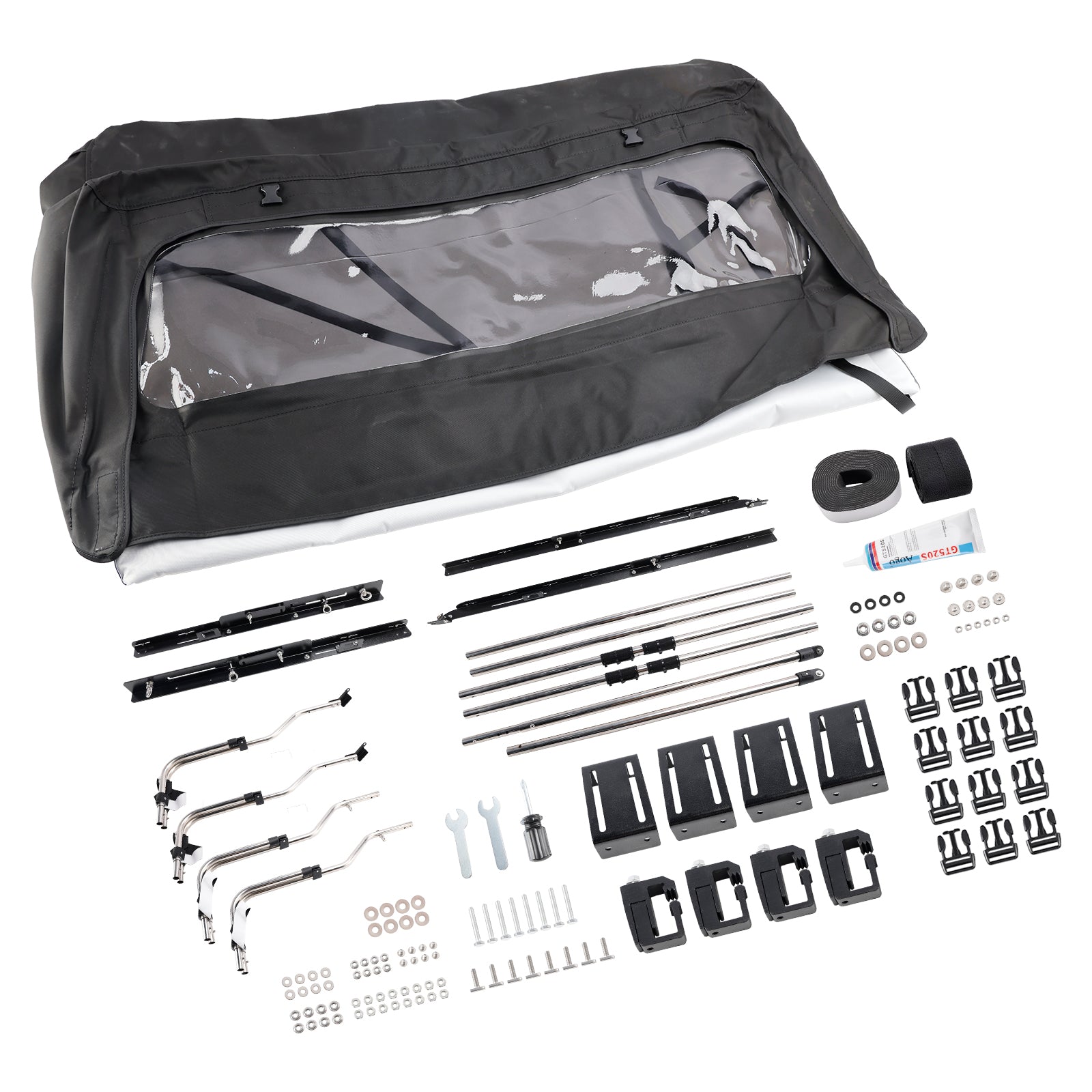 6" Soft Truck Topper Fit for Toyota Tacoma 2016-2023 4-Door