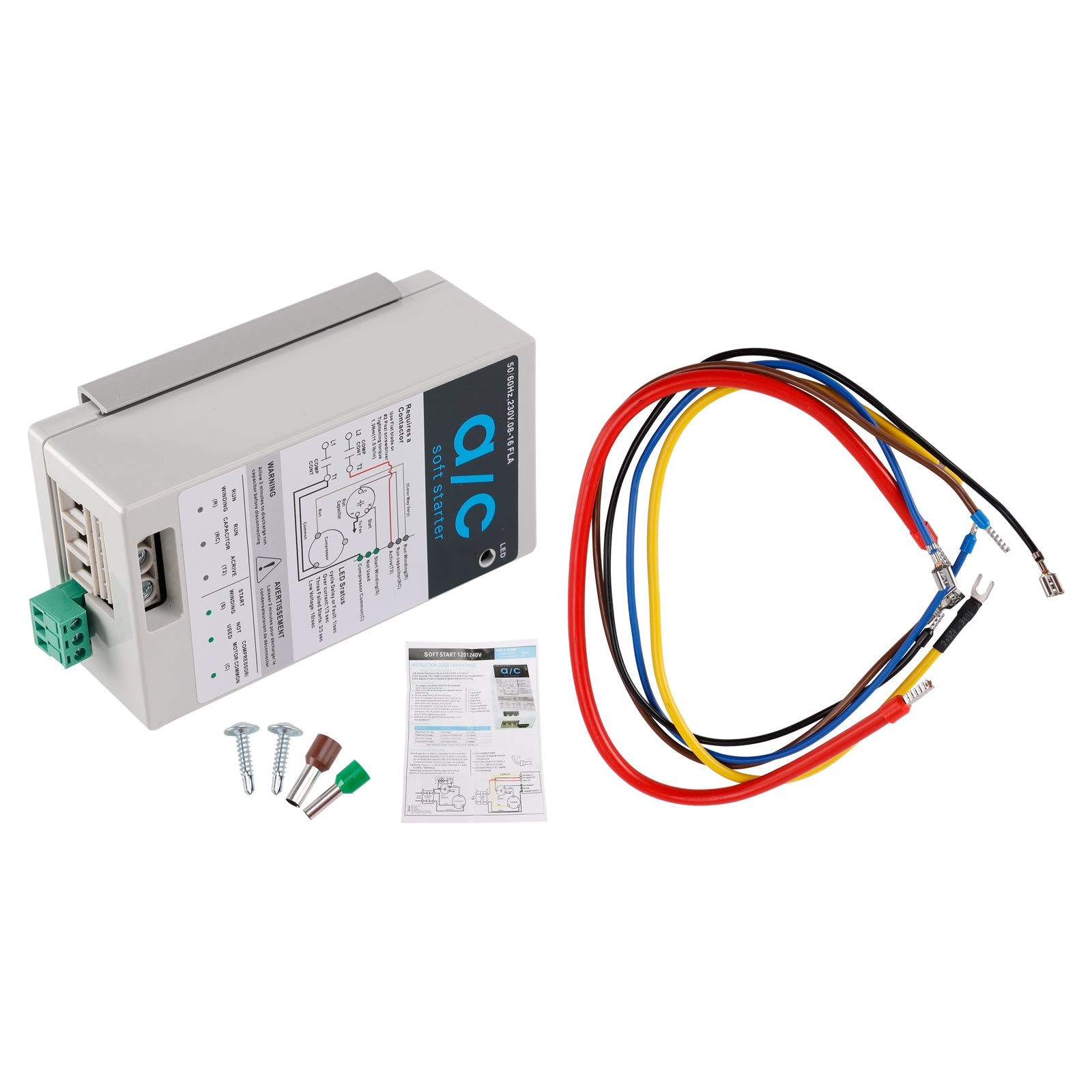 08-16A Soft Start Module For 1.75-3.5 Ton AC Units Reverse Motor Protection