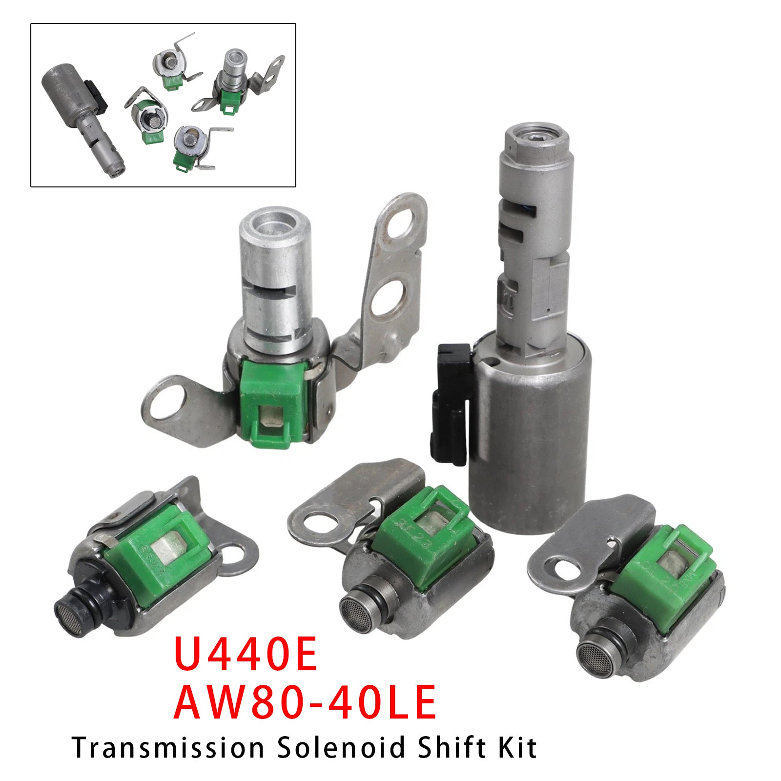 Ford Toyota Chevy Suzuki 5PCS U440E AW80-40LE Transmission Solenoid Shift Kit