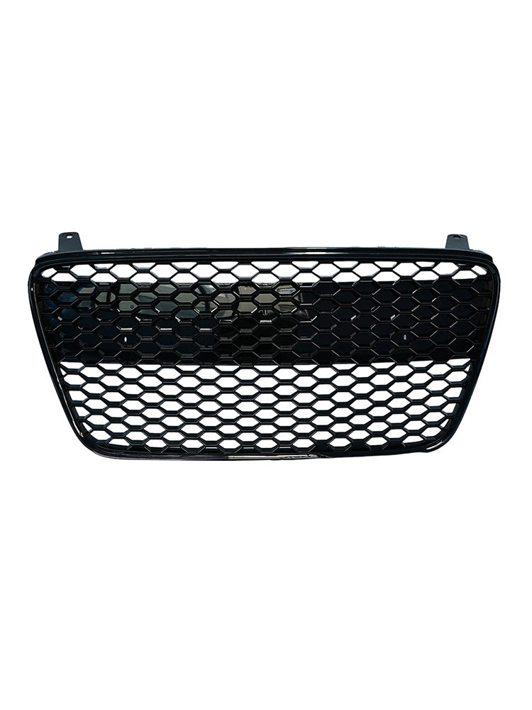 2008 For Audi R8 Front Henycomb Bumper Grille Grill Gloss Black