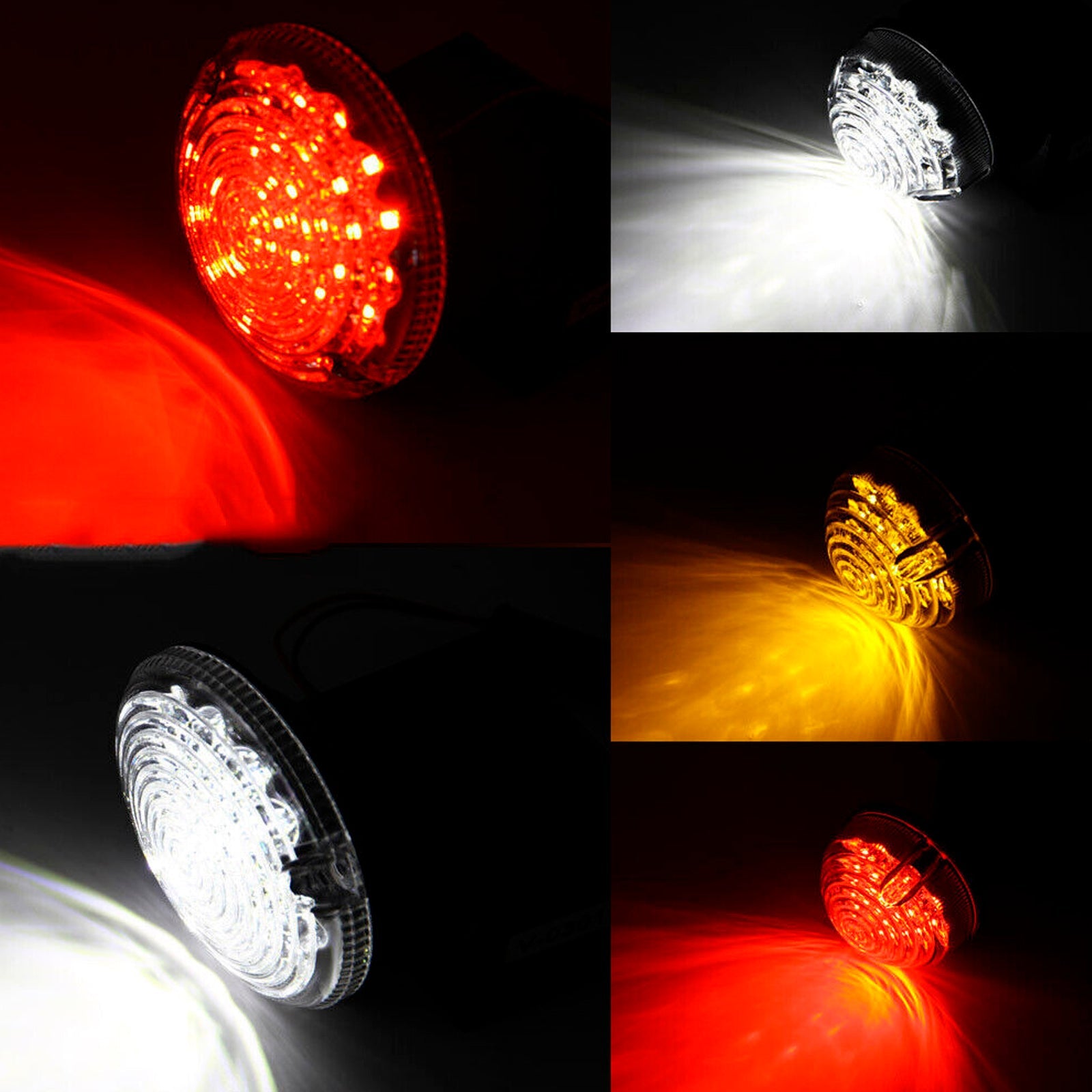 10PCS Smoke LED DRL Driving Daytime Fog Tail Lights Kit for Land Rover Defender