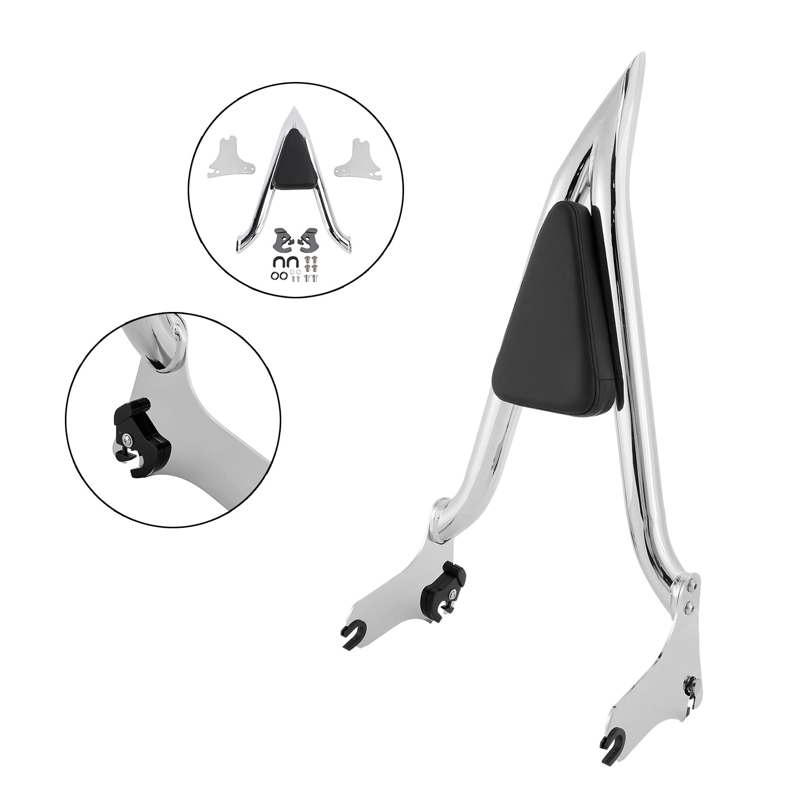 Passenger Sissy Bar Backrest for Road King Street Glide Road Glide 1997-2008