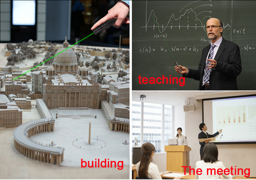 Military 100Miles 532nm Green Laser Pointer Pen Visible Beam + Battery + Star Cap