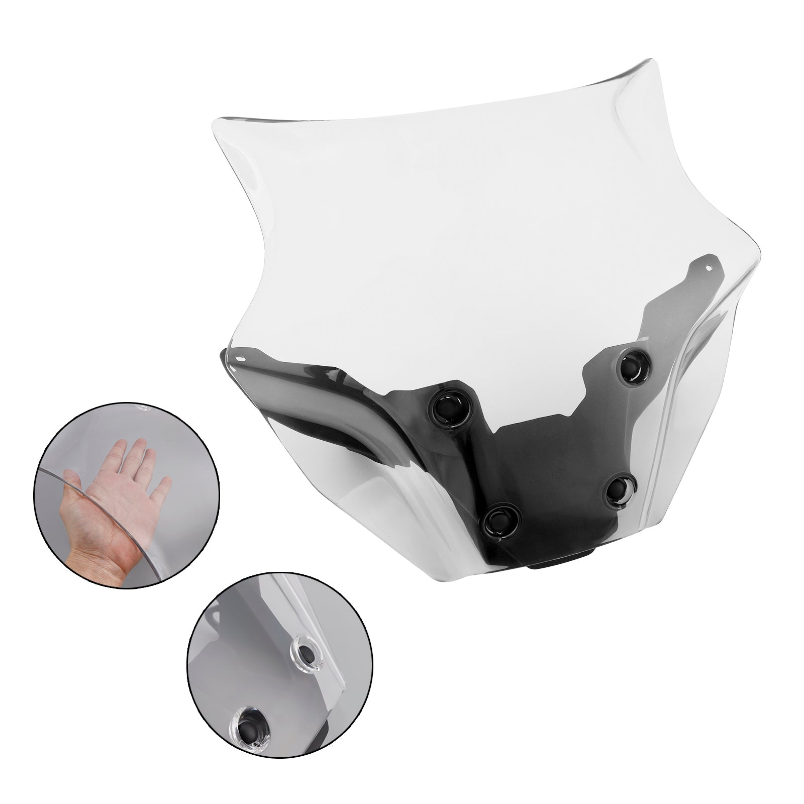 2024-2025 야마하 MT-09/SP 윈드실드 윈드스크린 + 브라켓