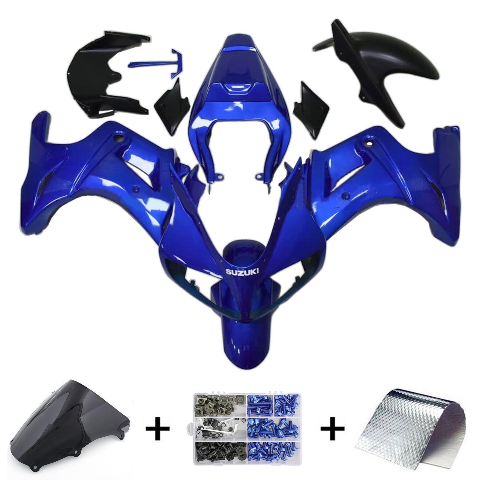 Amotopart Suzuki SV650 2003-2013 Fairing Kit Bodywork Plastic ABS