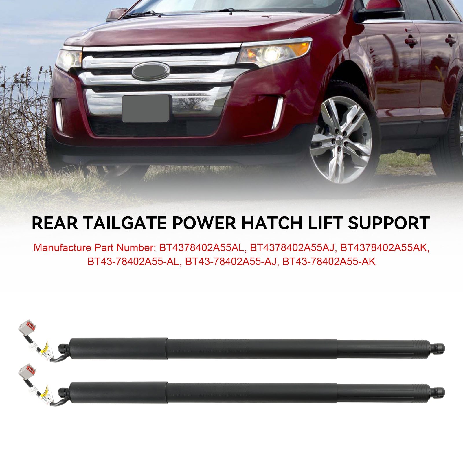 2011-2015 Ford Edge 2PCS Rear Tailgate Power Lift Supports Strut