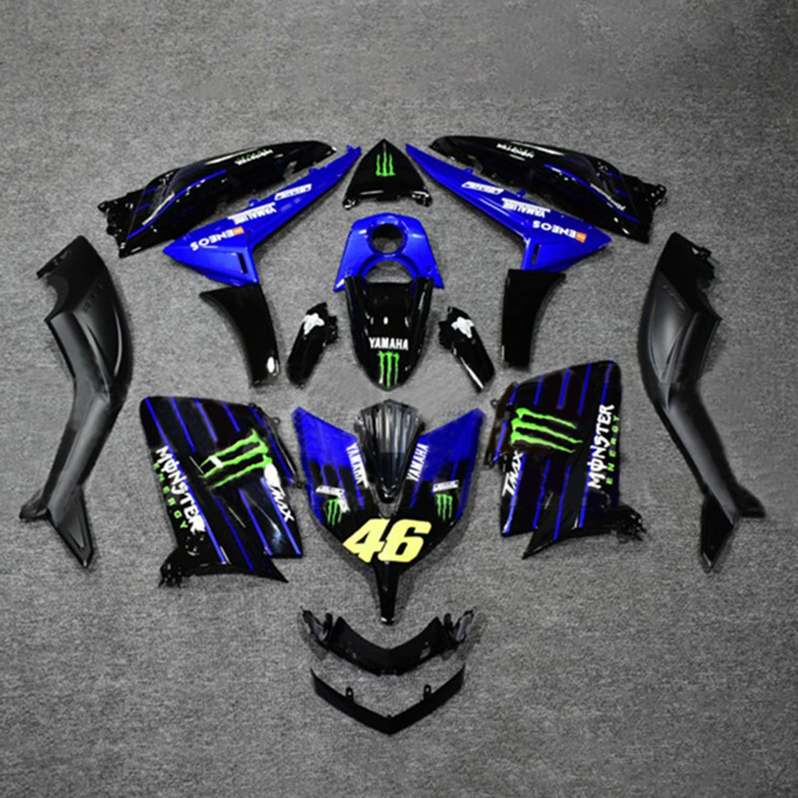 Amotopart Yamaha T-Max Tmax530 2015-2016 페어링 키트 차체 복근