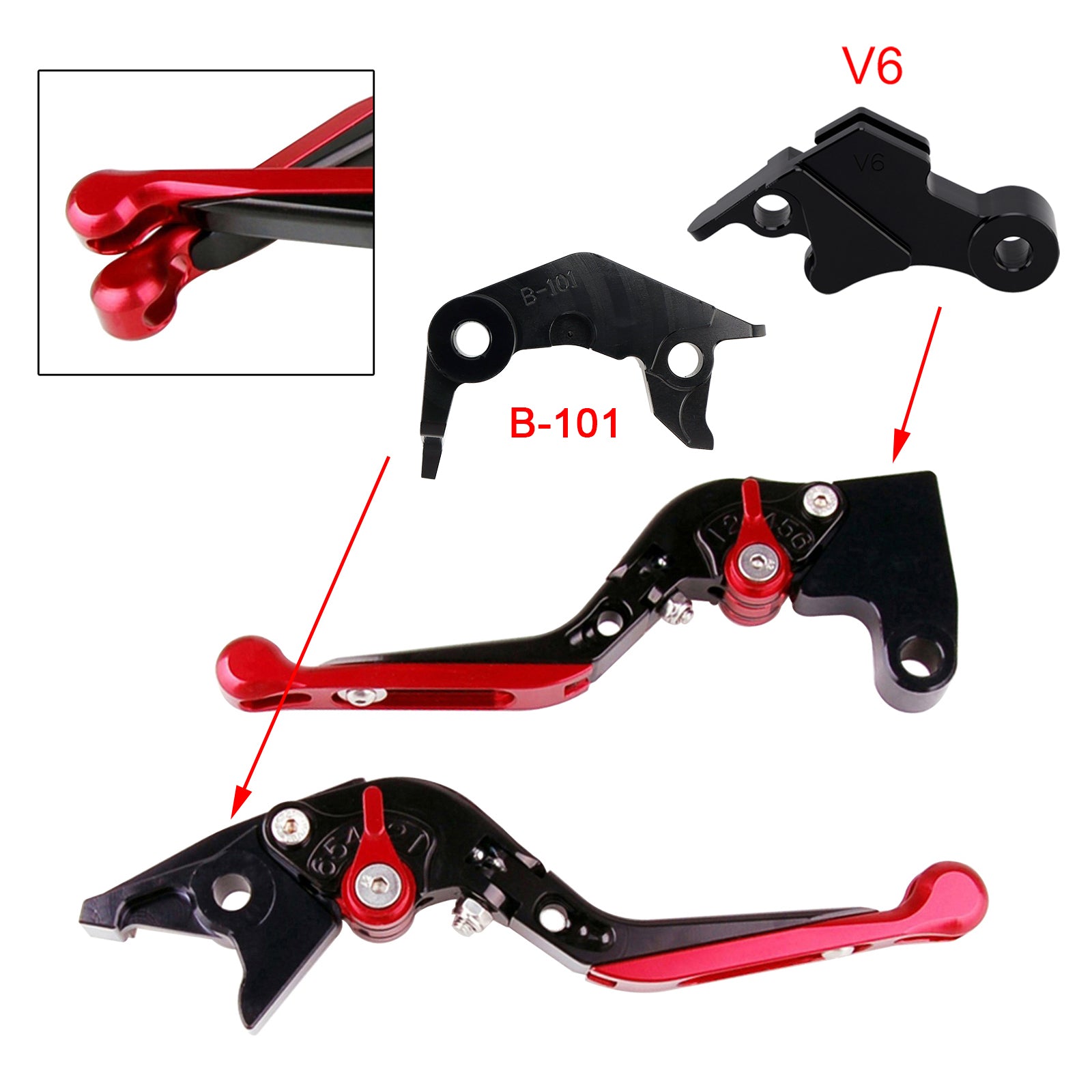 Adjustable Clutch Brake Lever fit for YAMAHA XSR900 XSR900GP MT-09 MT-09SP 24-25