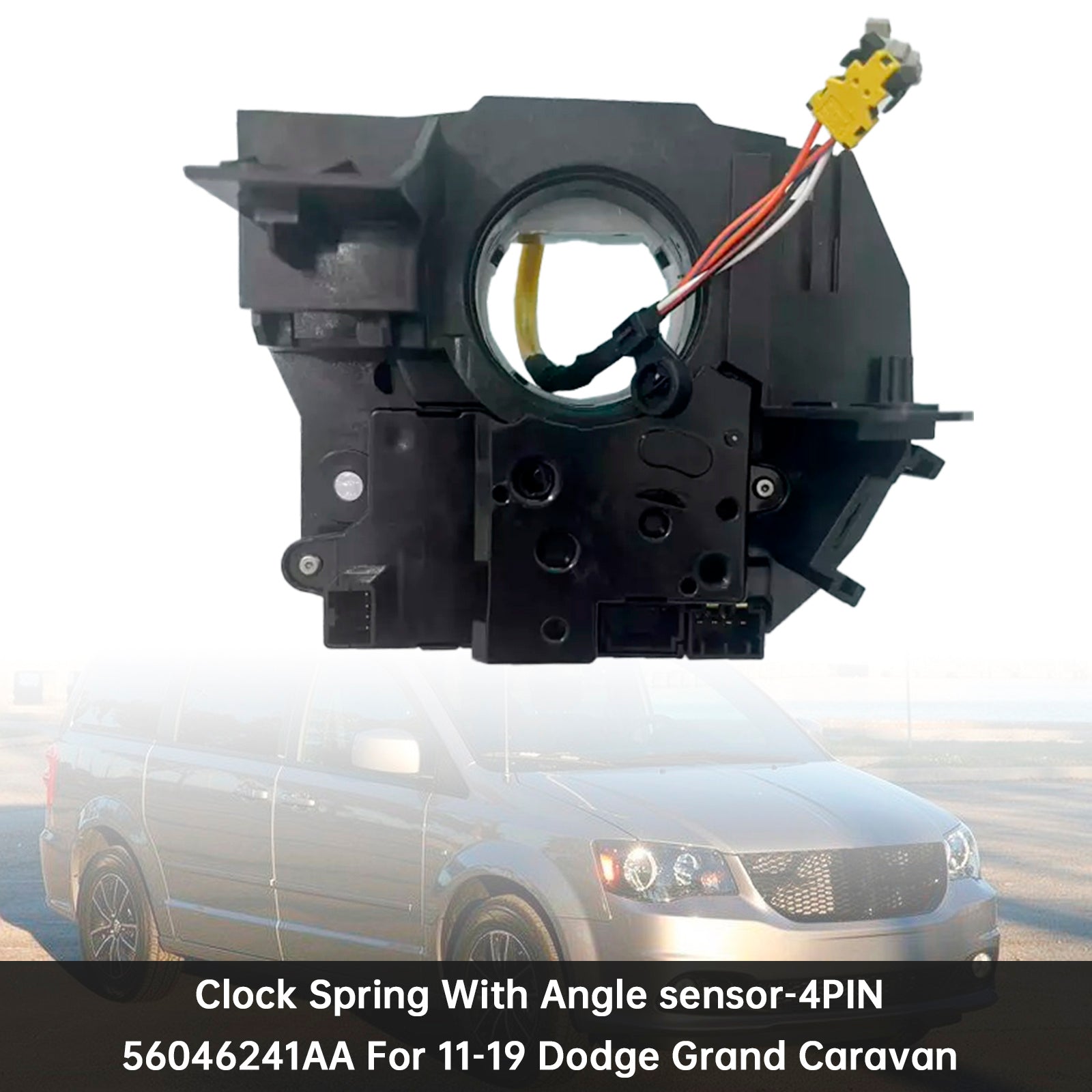 Clock spring with Angel Sensor-4PINS 56046241AA for Dodge Grand Caravan Voyager RT