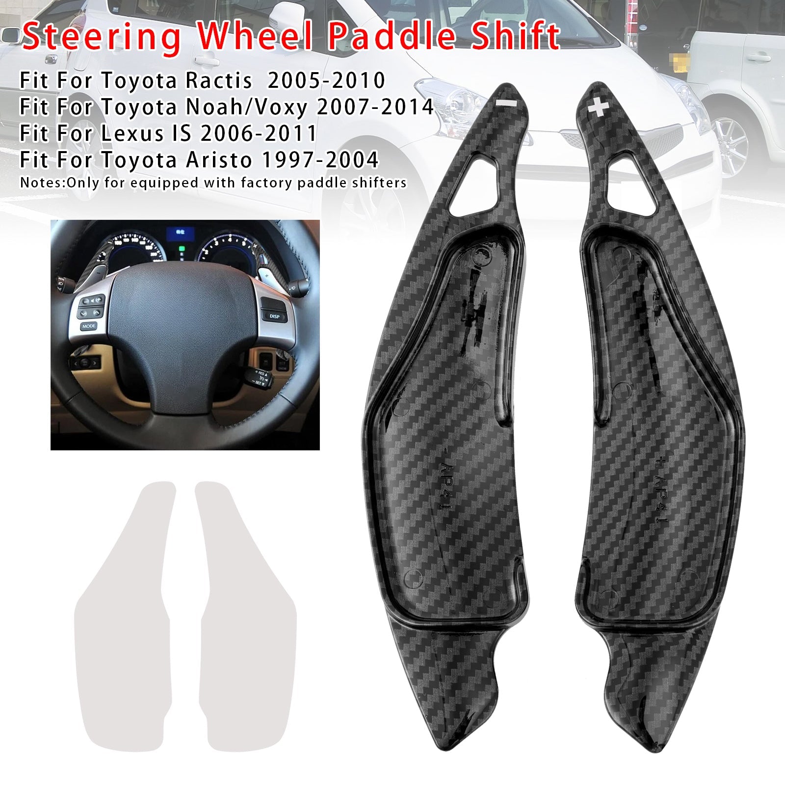 Toyota Ractis Lexus Steering Wheel Paddle Shifter Extension