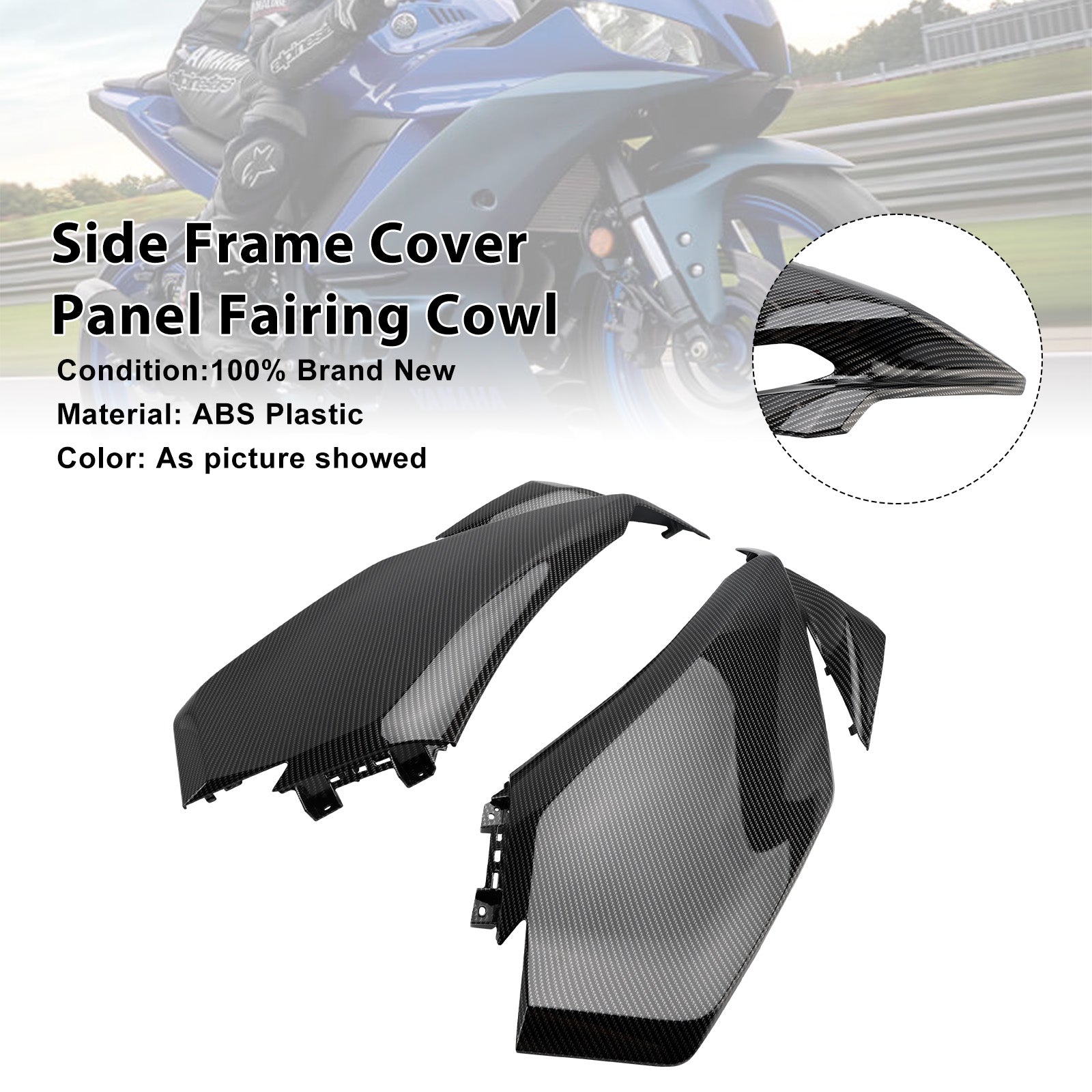 2025-2026 Yamaha YZF-R3 R25 Side Frame Cover Panel Fairing Cowl