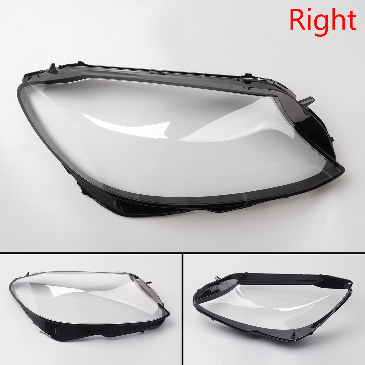 Right Side Headlight Cover Headlamp Lens Lenses For W205 C180 C200 C300 15-2018