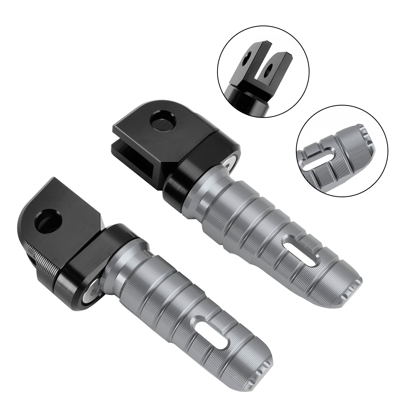 Front Footrests Foot Pegs fit for KAWASAKI ZX-4R ZX-4RR 24-25 NINJA 400 2018-2024