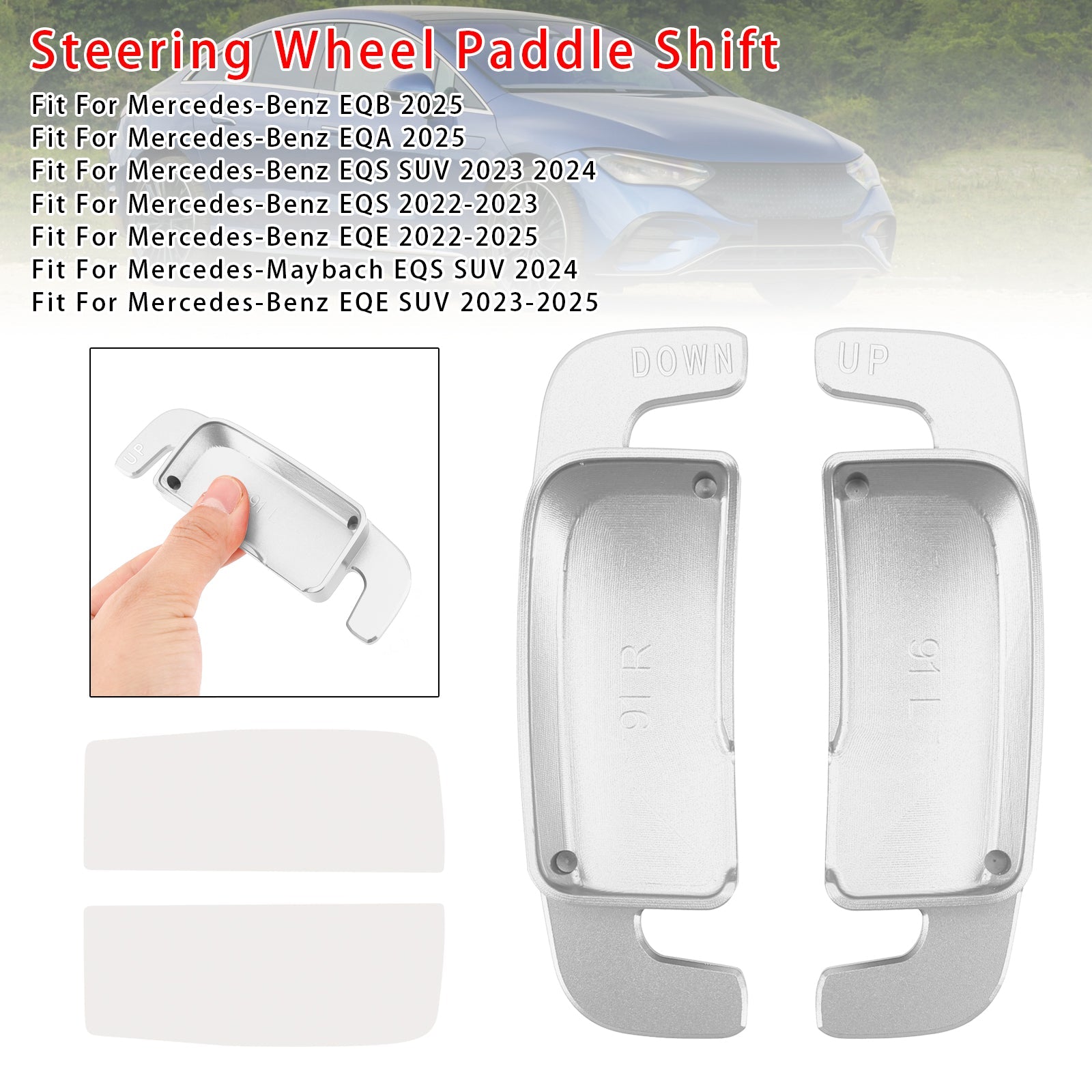 Steering Wheel Paddle Shifter Extension For Benz A C GLE 2022up Aluminium