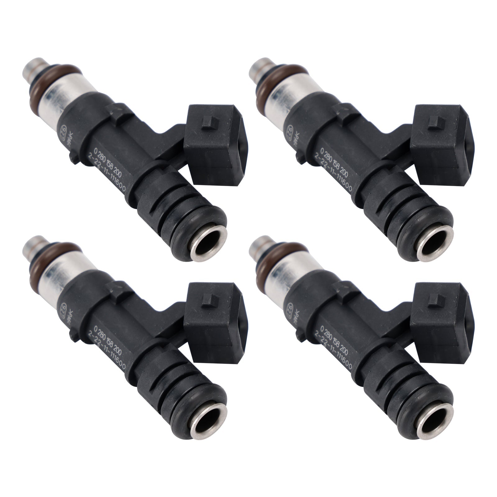 4Pcs Fuel Injector For Ford B C-Max Fiesta Focus Fusion Mondeo Puma 0280158200