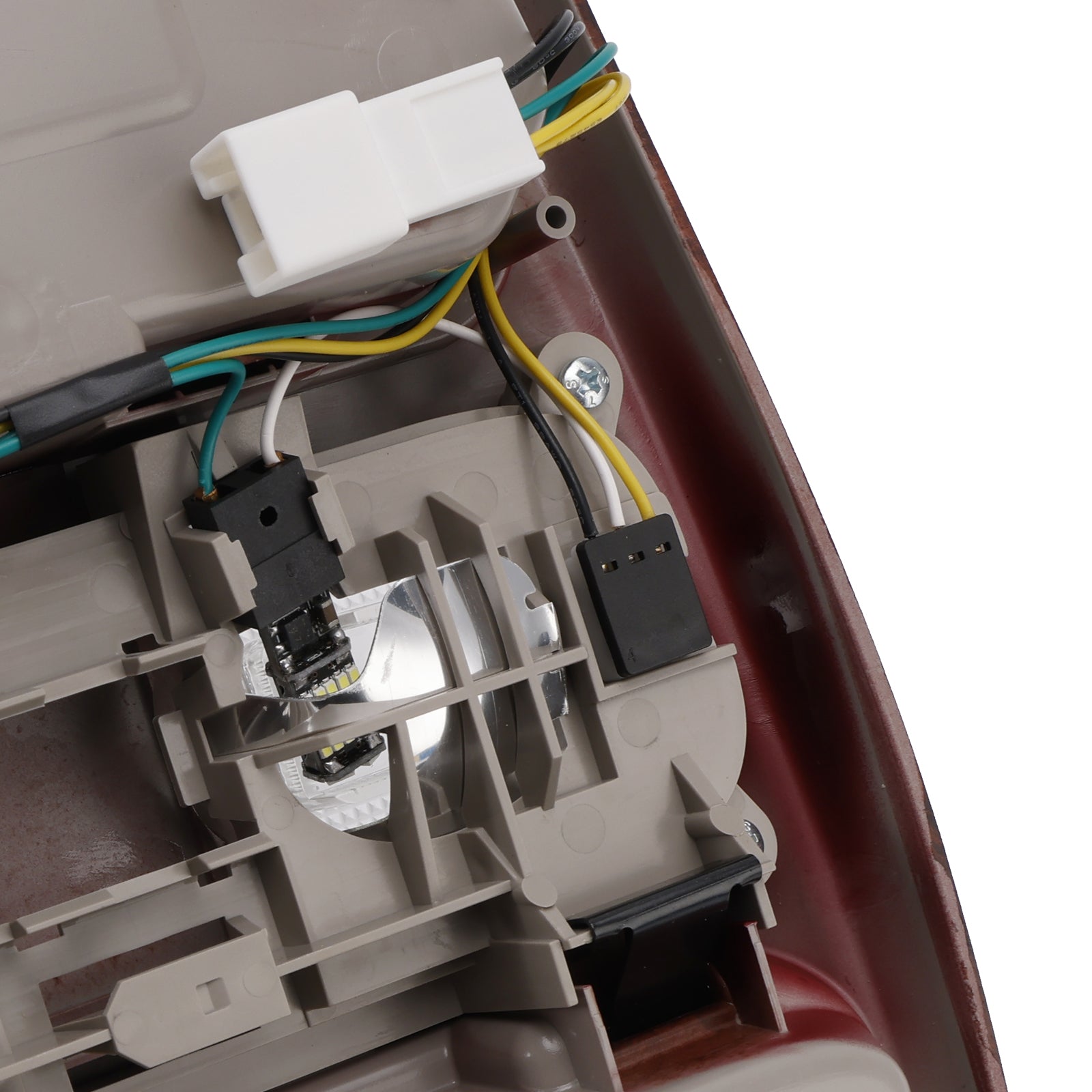 1998-2001 Dodge Ram 1500 Front LED Overhead Console Peach wood SN94TL2AA 5013618AA