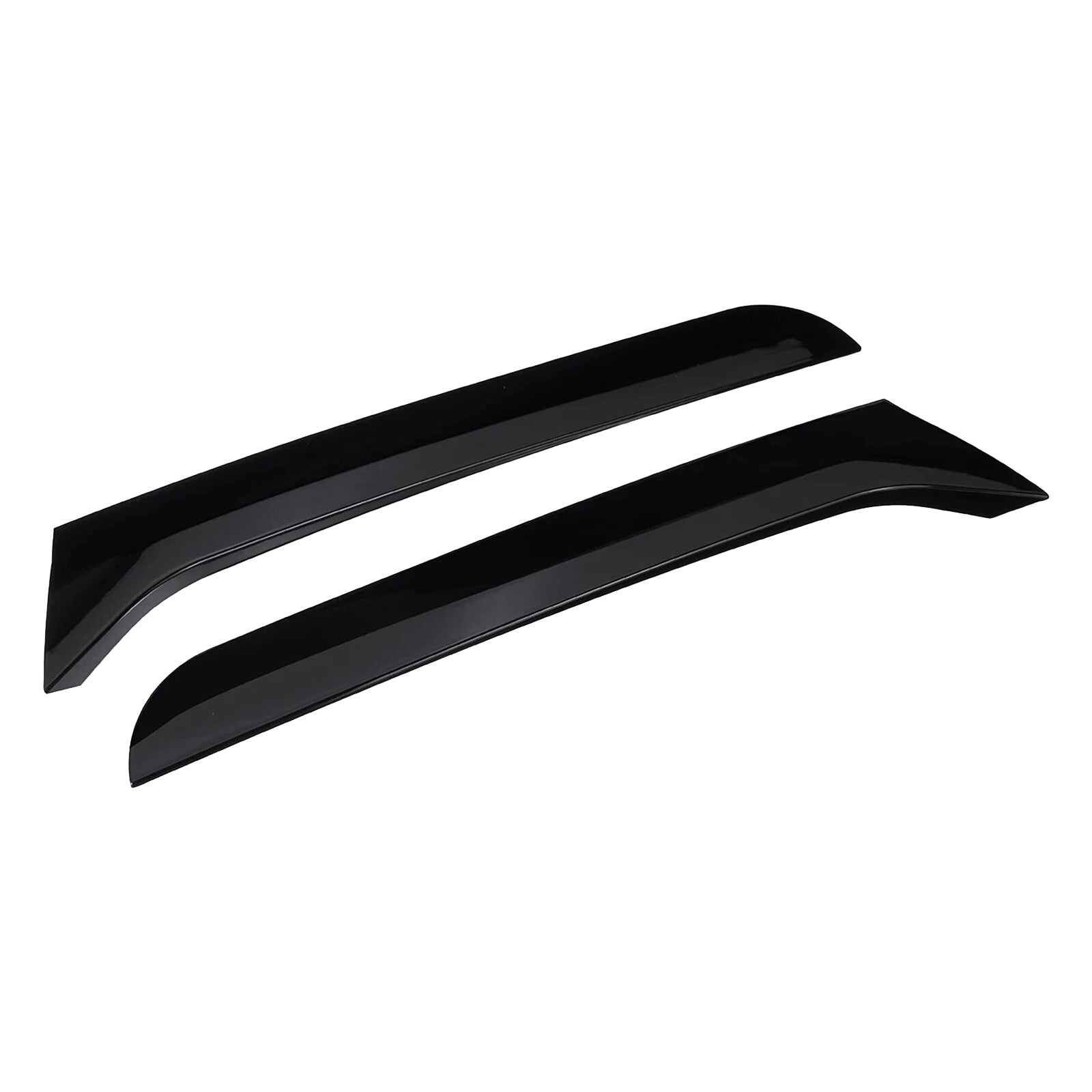 2007-2016 VW Tiguan MK1 Gloss Black Pair Rear Window Side Wing Spoiler