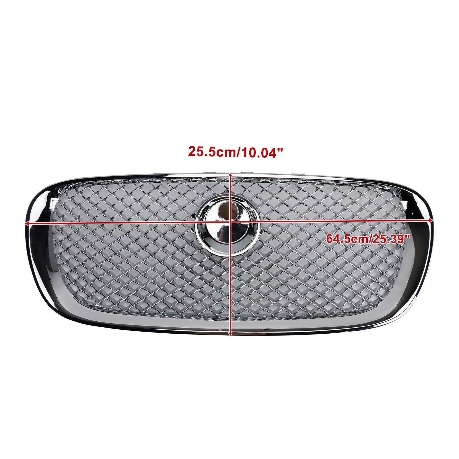 2008-2011 Jaguar XF XF-R Style Front Bumper Grill Grille Chrome