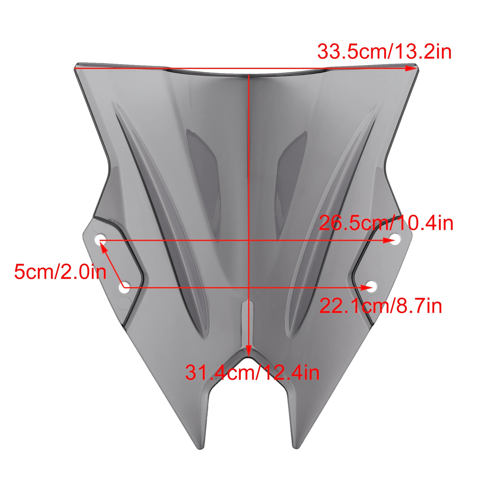 Windshield Windscreen for KAWASAKI NINJA 500 EX500R 2024-2025