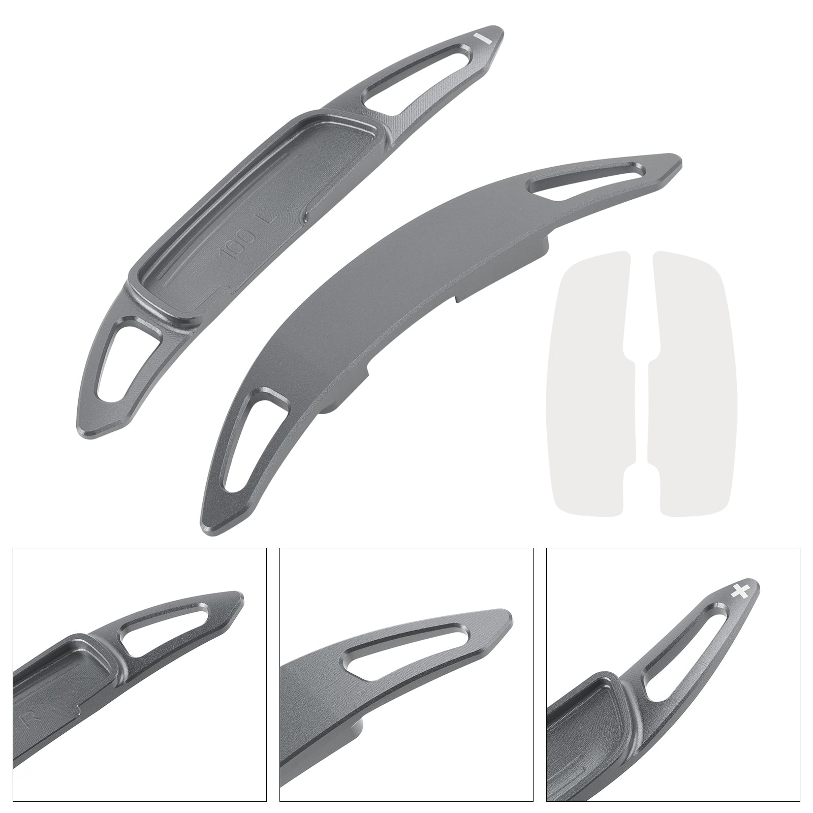 Steering Wheel Paddle Shifter Extension For Renault Clio Captur Aluminium