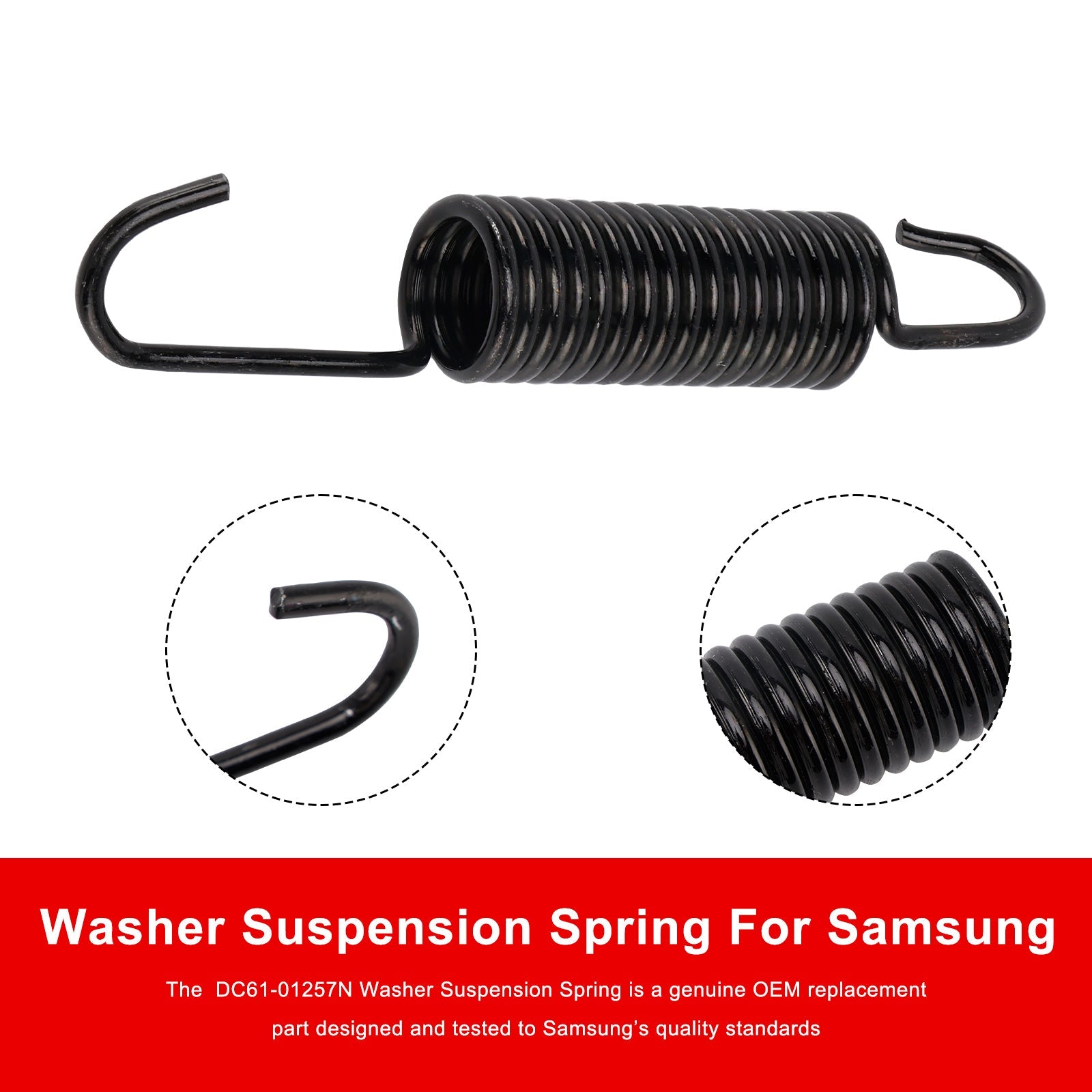 1PC DC61-01257N Washer Suspension Spring For Samsung Replaces 592-49396 592-49474