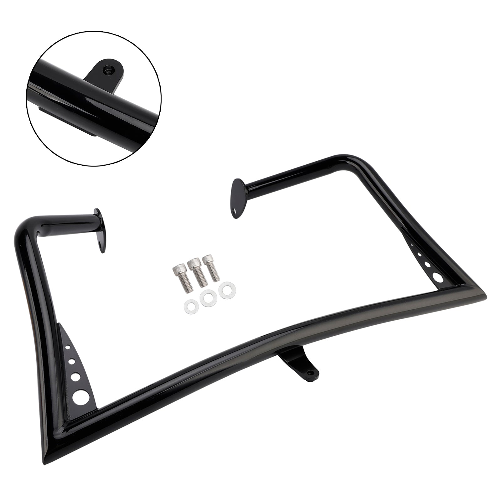 Engine Guard Crash Bar Frame Protector Bumper For Touring Glide 2009-2023 Chrome