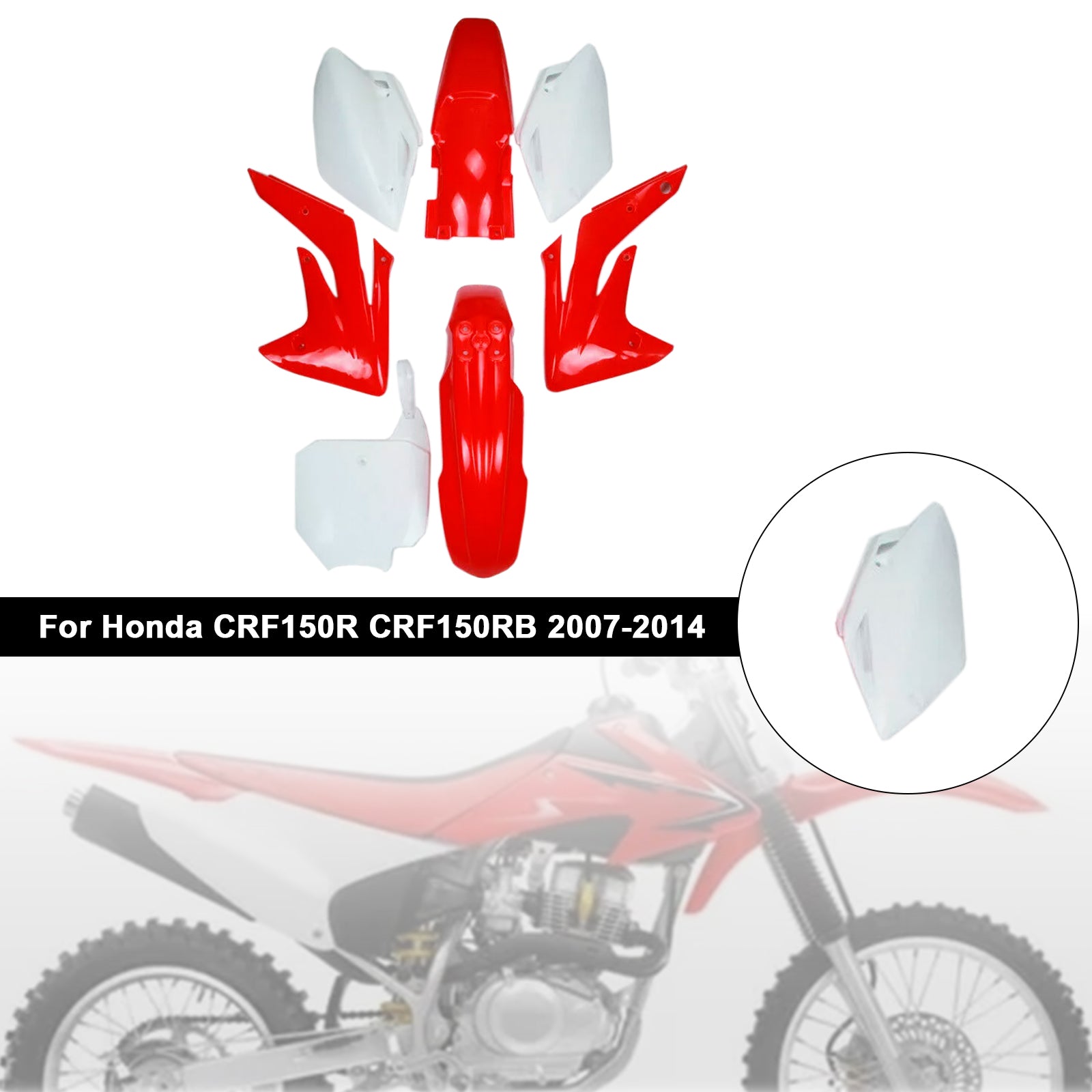 2007-2014 Honda CRF150R/RB Body Plastic Kit Fender Fairing