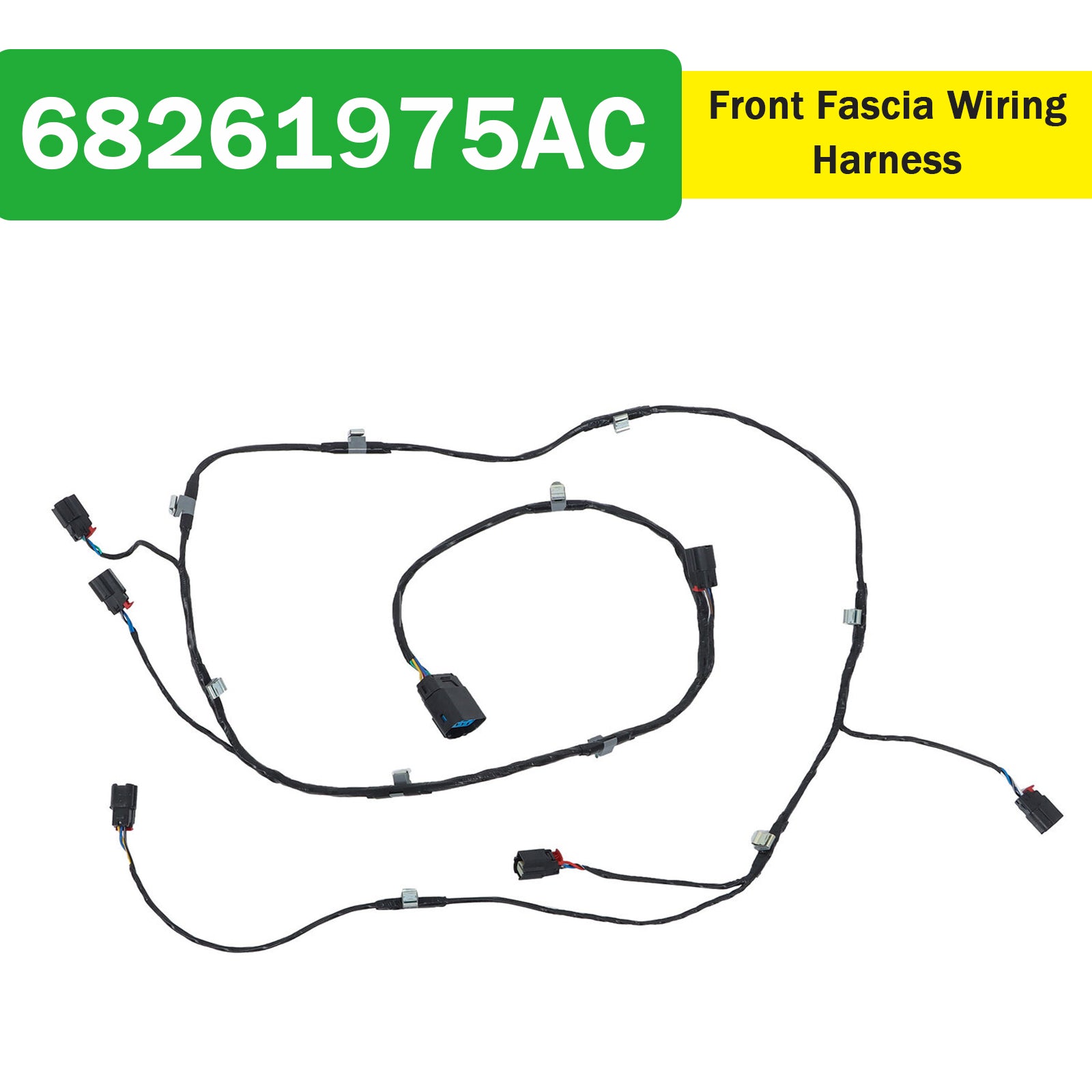 2016-2019 Jeep Grand Cherokee Front Fascia Wiring Harness 68261975AC