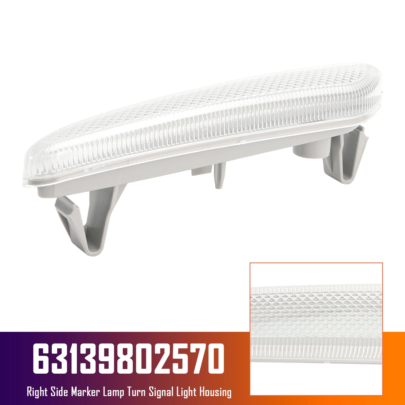 Right Side Marker Lamp Turn Signal Light Housing for MINI R60 10-17 R61 12-17