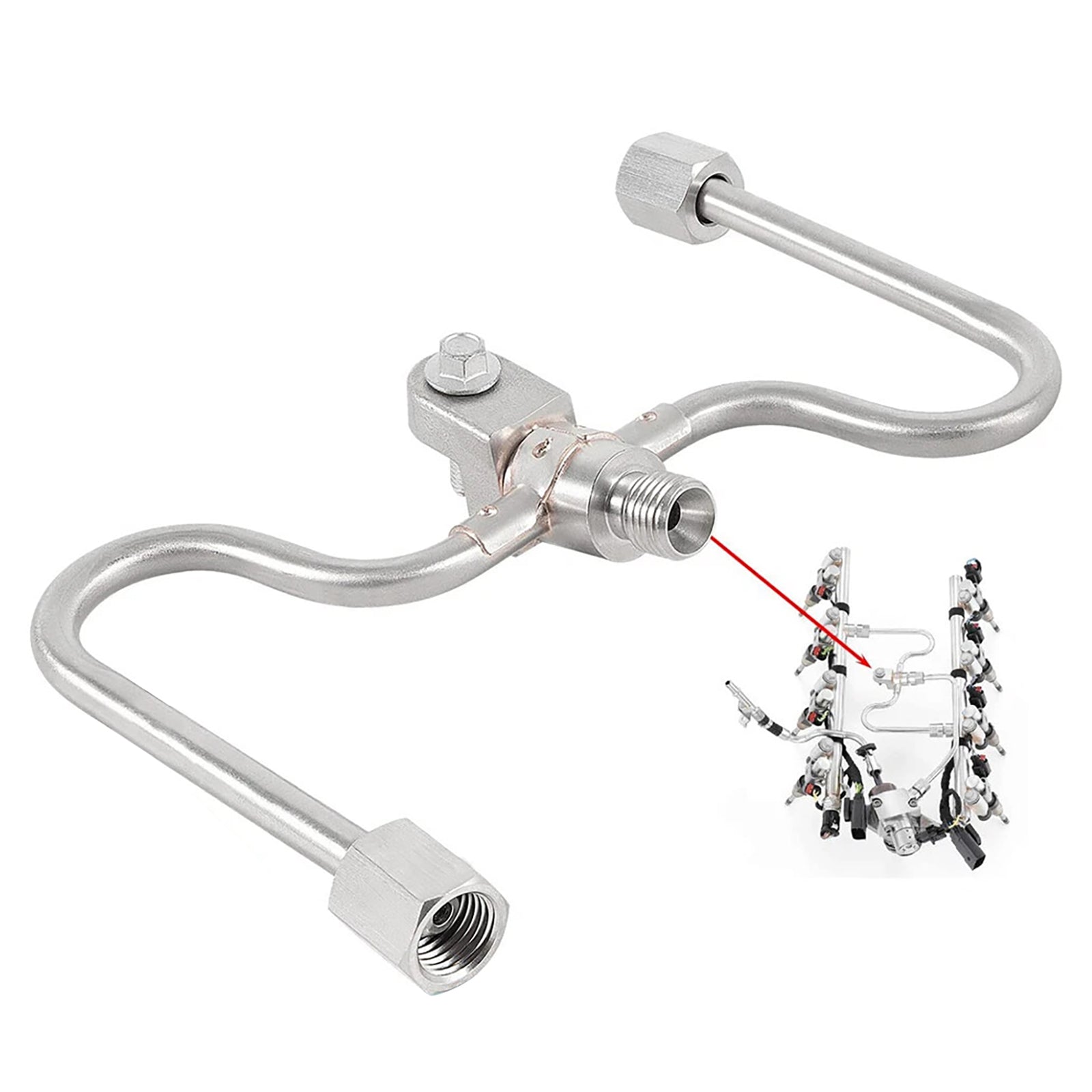 12677002 Injector Fuel Rail Crossover Tube For Chevrolet GMC Cadillac 2014-2021