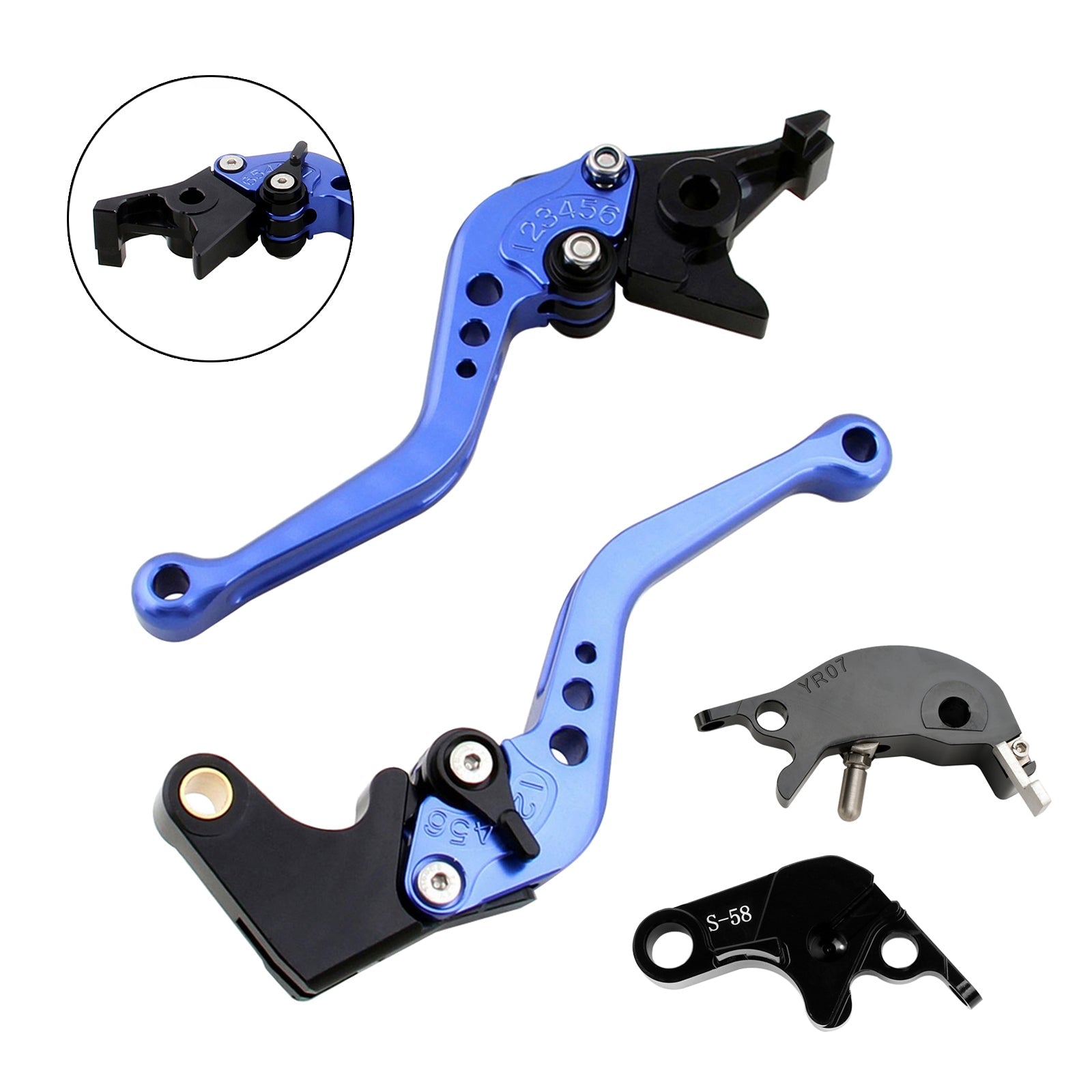 NEW Short Clutch Brake Lever fit for YAMAHA YZF R7 MT-10/SP FZ-10/SP 2022-23