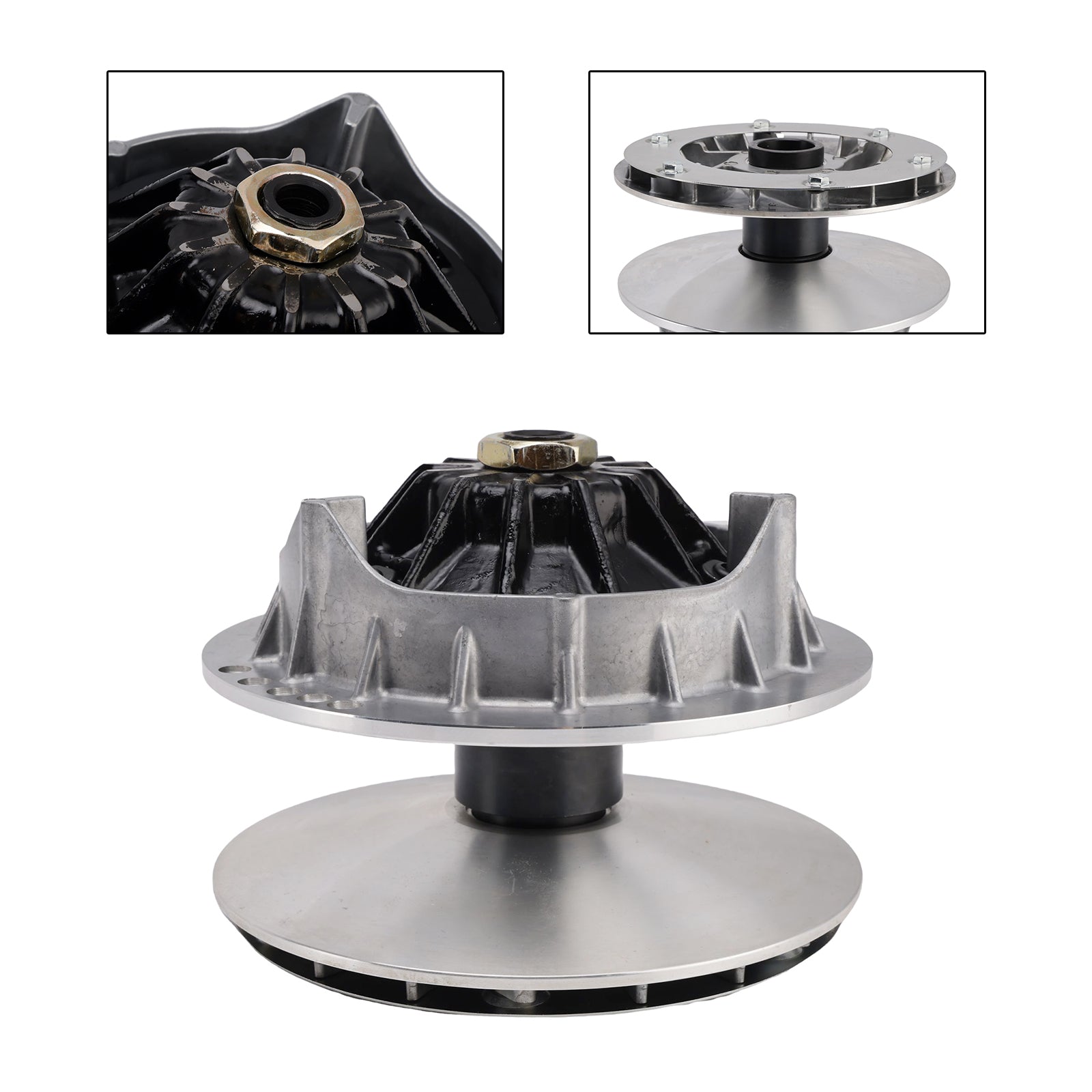 Rear Variator Secondary Driven Clutch Lu104071 For Segway At5 Atv Snarler At6 S