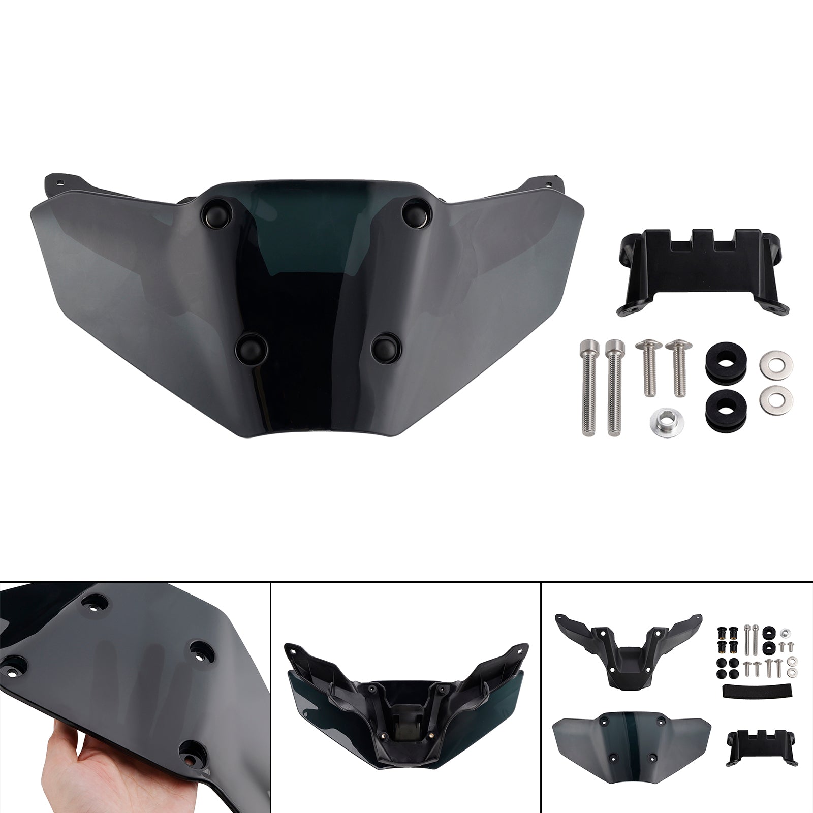 2024-2025 야마하 MT-09/SP ABS 오토바이 윈드실드 윈드스크린